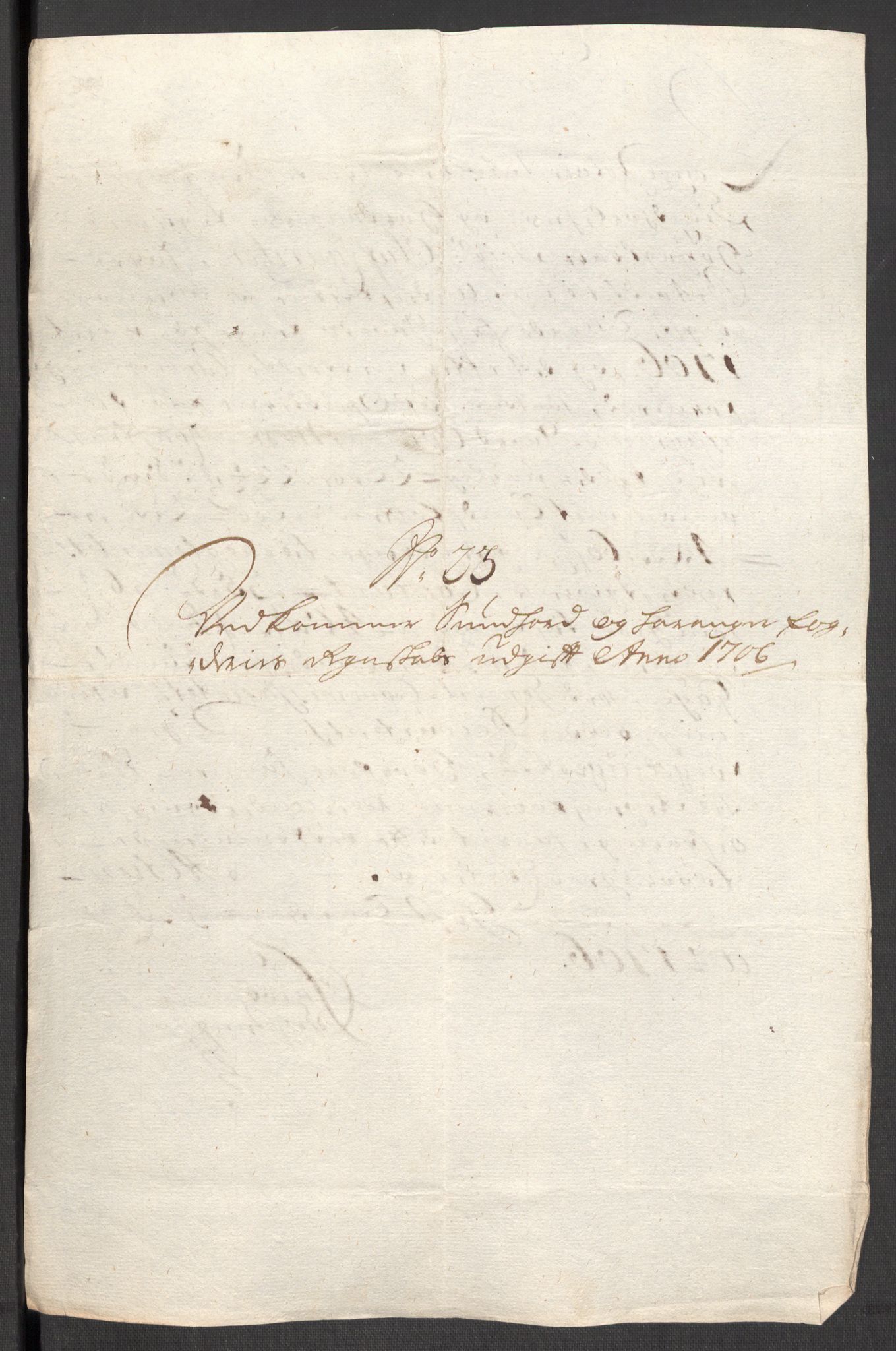 Rentekammeret inntil 1814, Reviderte regnskaper, Fogderegnskap, RA/EA-4092/R48/L2984: Fogderegnskap Sunnhordland og Hardanger, 1706-1707, p. 253