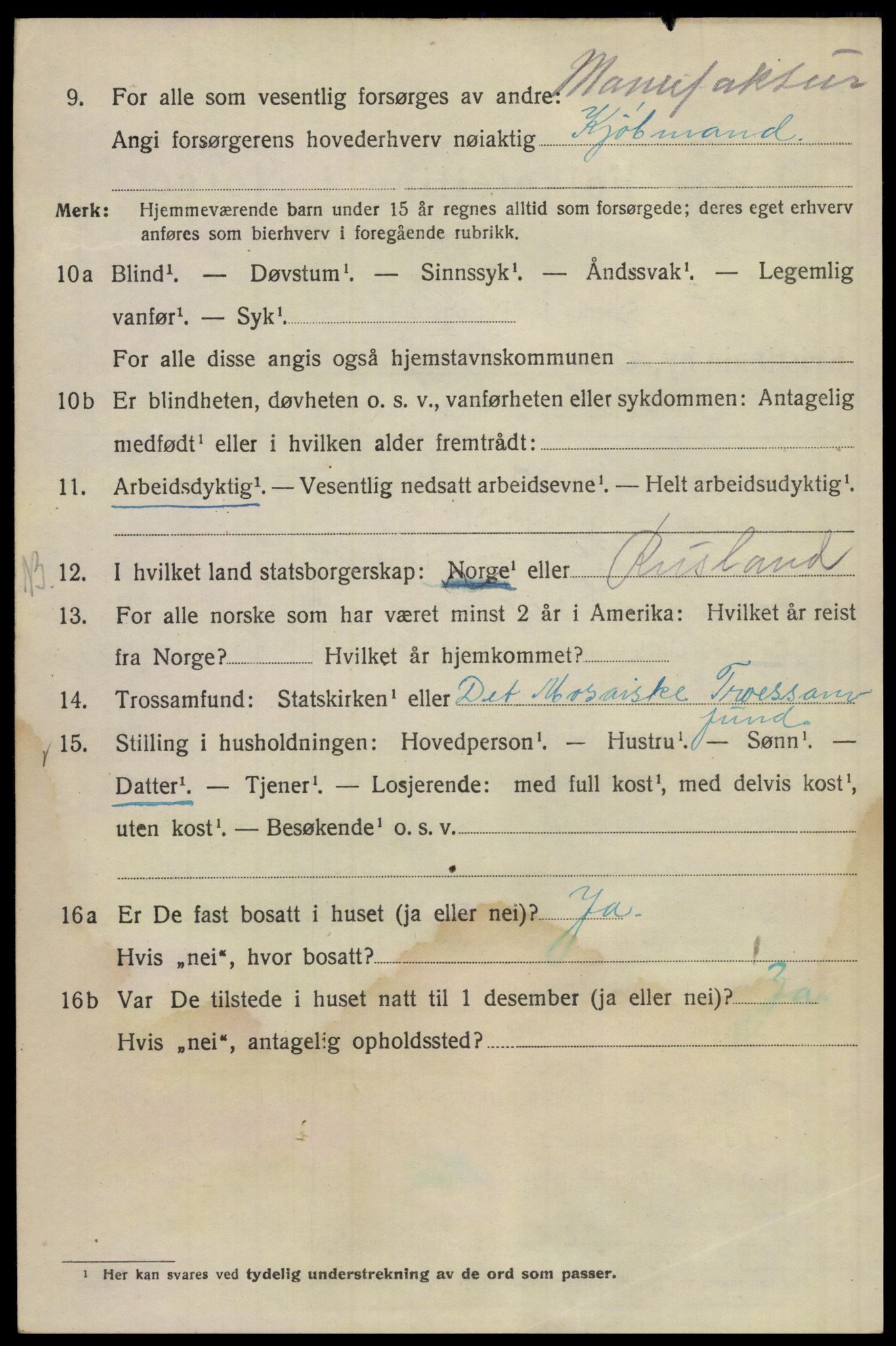 SAO, 1920 census for Kristiania, 1920, p. 432670