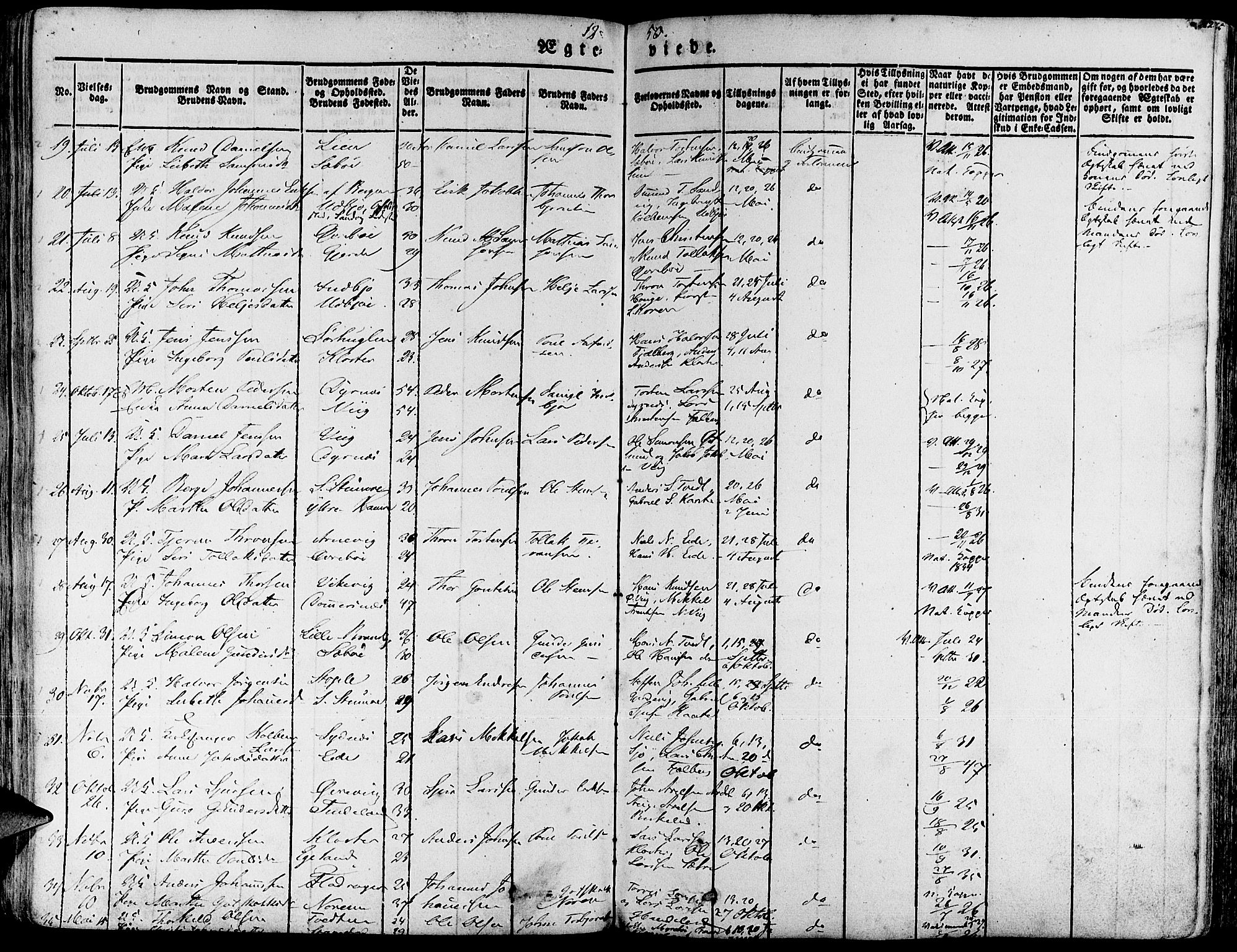 Fjelberg sokneprestembete, SAB/A-75201/H/Haa: Parish register (official) no. A 6, 1835-1851, p. 262