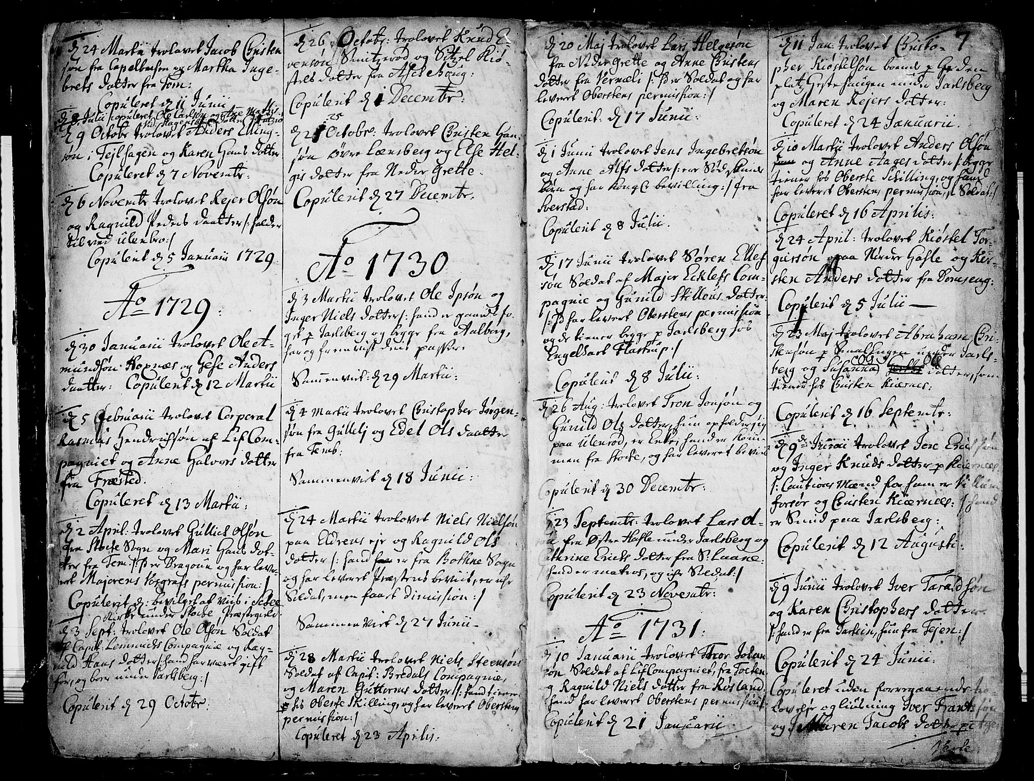 Sem kirkebøker, AV/SAKO-A-5/F/Fa/L0001: Parish register (official) no. I 1, 1702-1763, p. 7