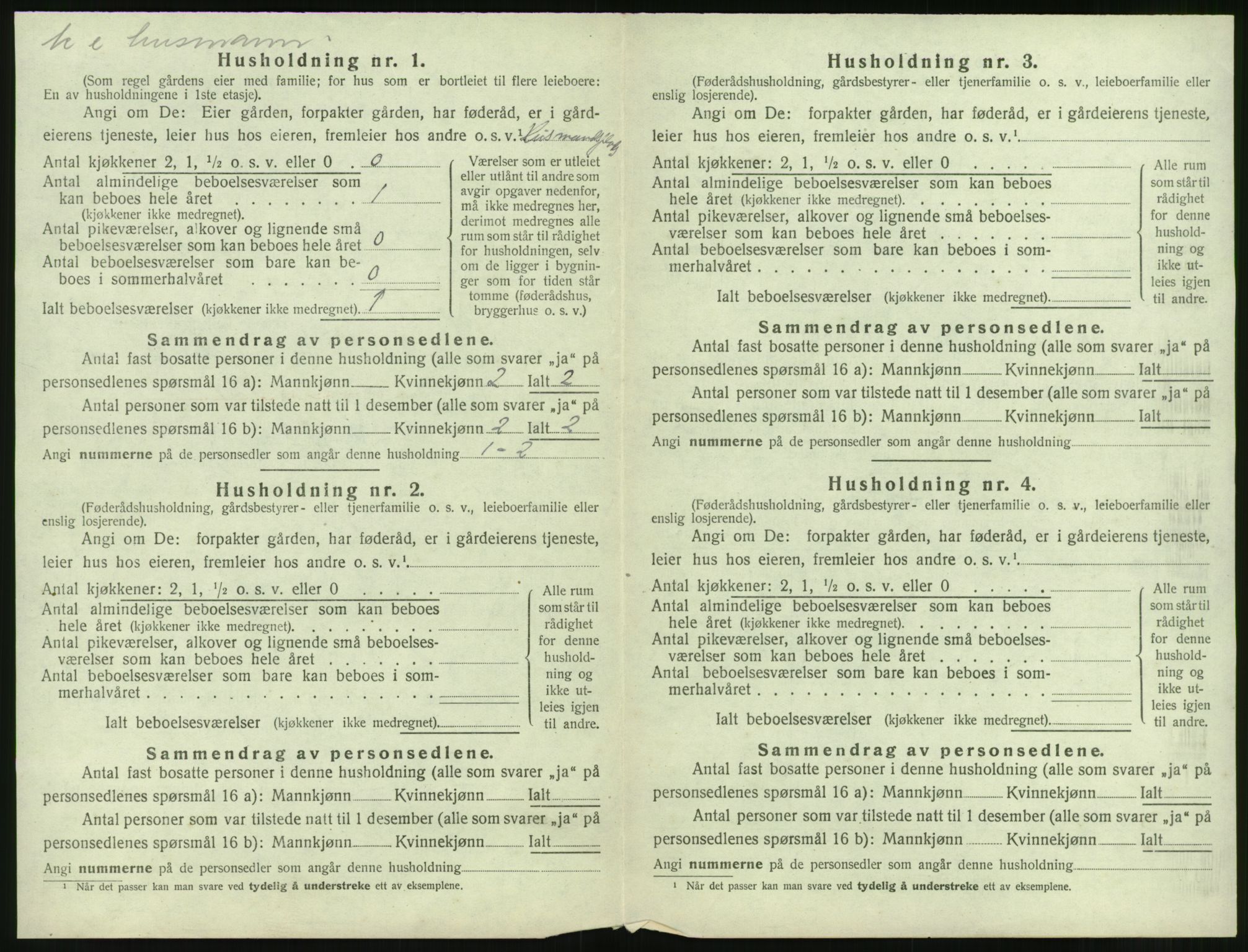 SAST, 1920 census for Tysvær, 1920, p. 53