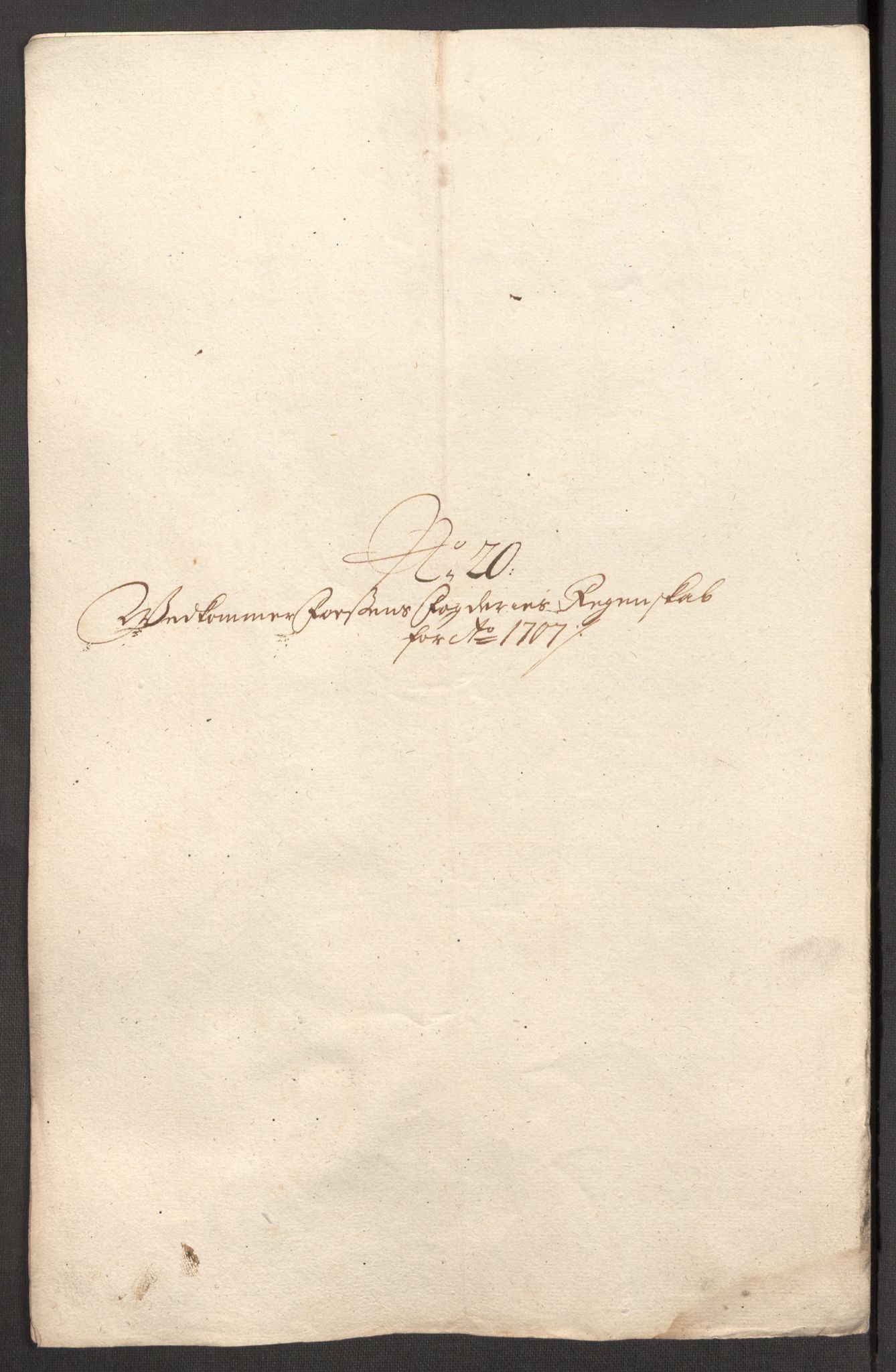 Rentekammeret inntil 1814, Reviderte regnskaper, Fogderegnskap, RA/EA-4092/R57/L3857: Fogderegnskap Fosen, 1706-1707, p. 421