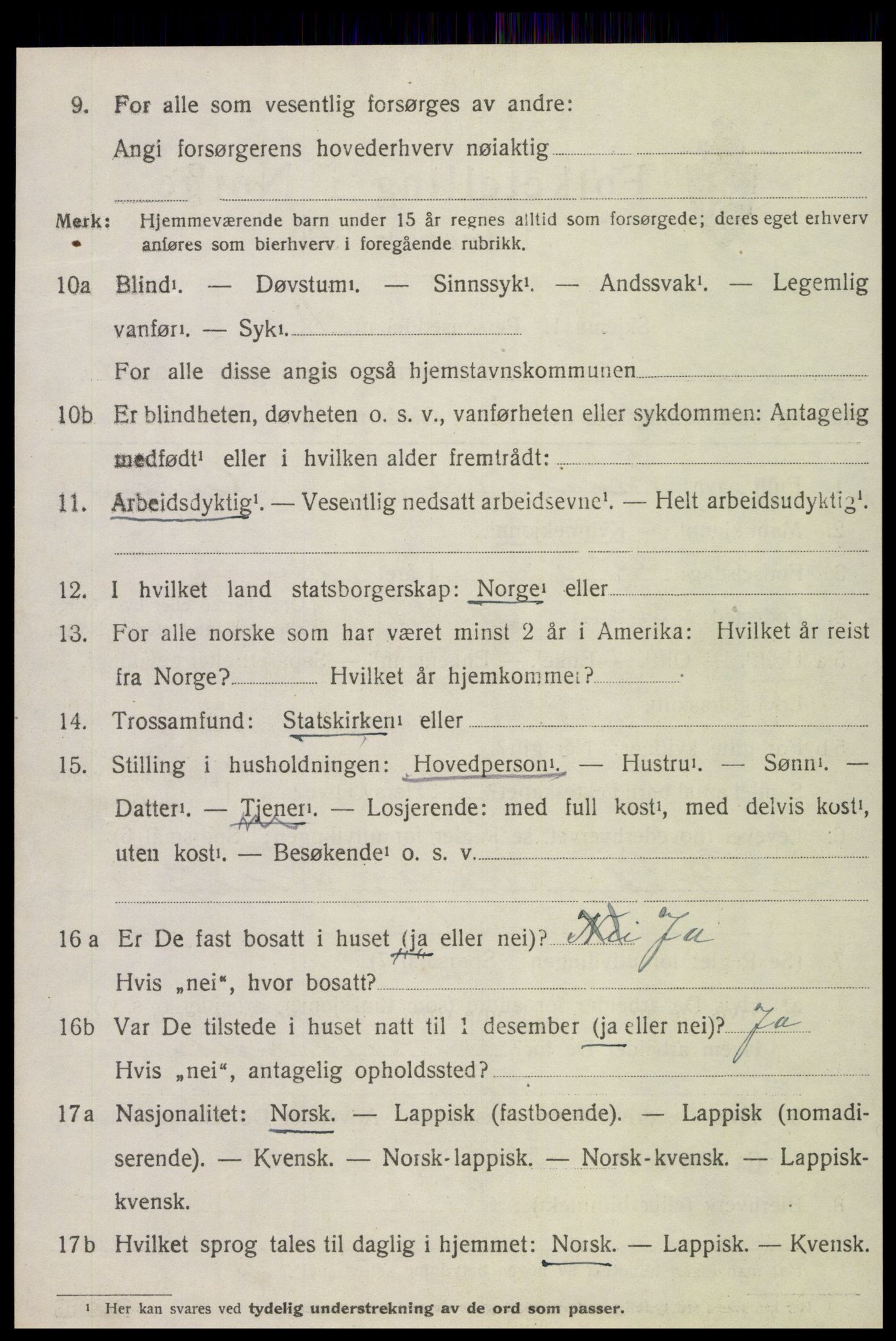 SAT, 1920 census for Inderøy, 1920, p. 6638