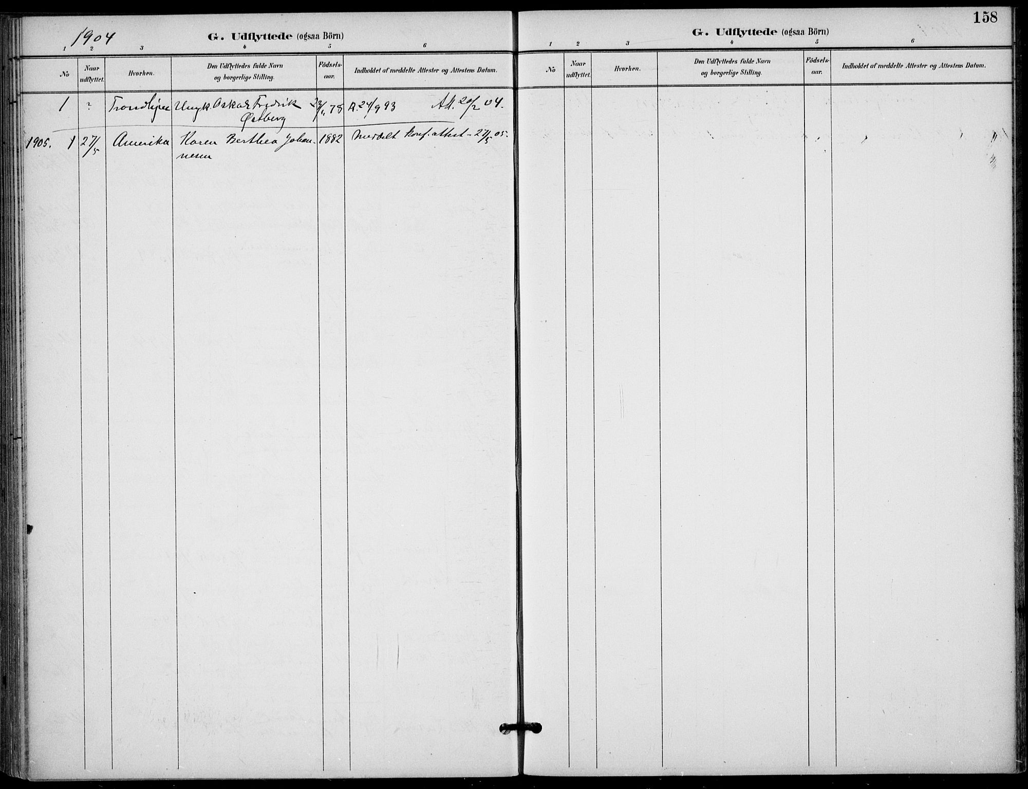 Langesund kirkebøker, SAKO/A-280/F/Fa/L0003: Parish register (official) no. 3, 1893-1907, p. 158