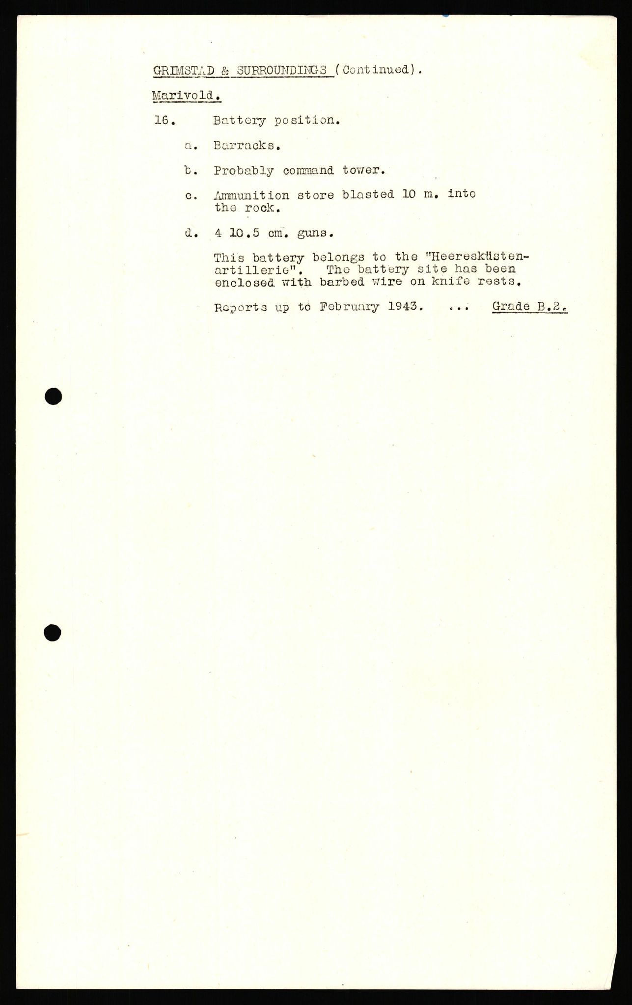 Forsvaret, Forsvarets overkommando II, AV/RA-RAFA-3915/D/Dd/L0002: Aust-Agder fylke, 1942-1944, p. 32