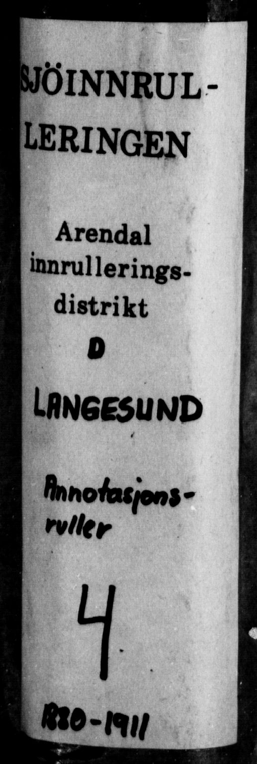Langesund innrulleringskontor, SAKO/A-831/F/Fb/L0004: Annotasjonsrulle, 1880-1911, p. 1