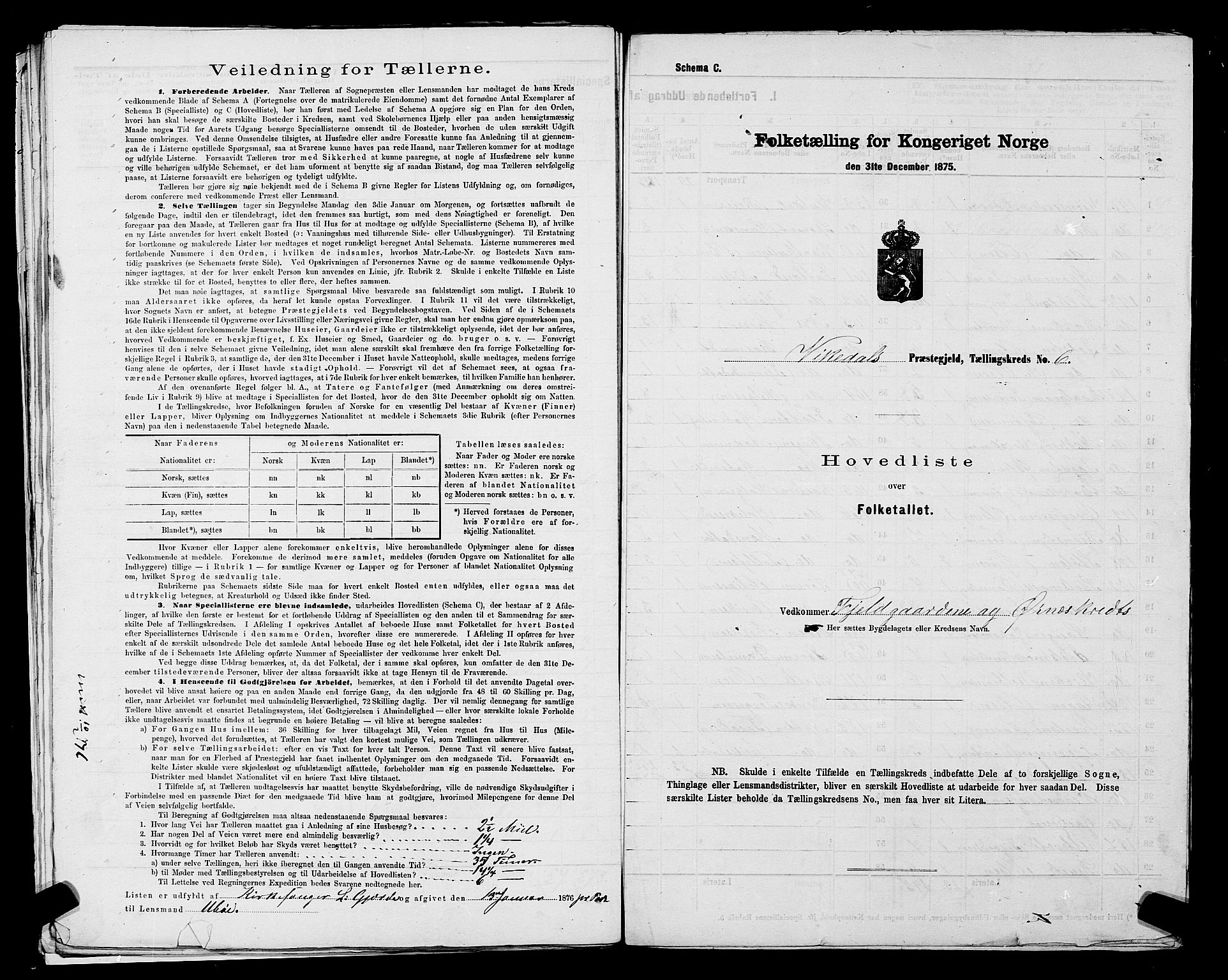 SAST, 1875 census for 1157P Vikedal, 1875, p. 18