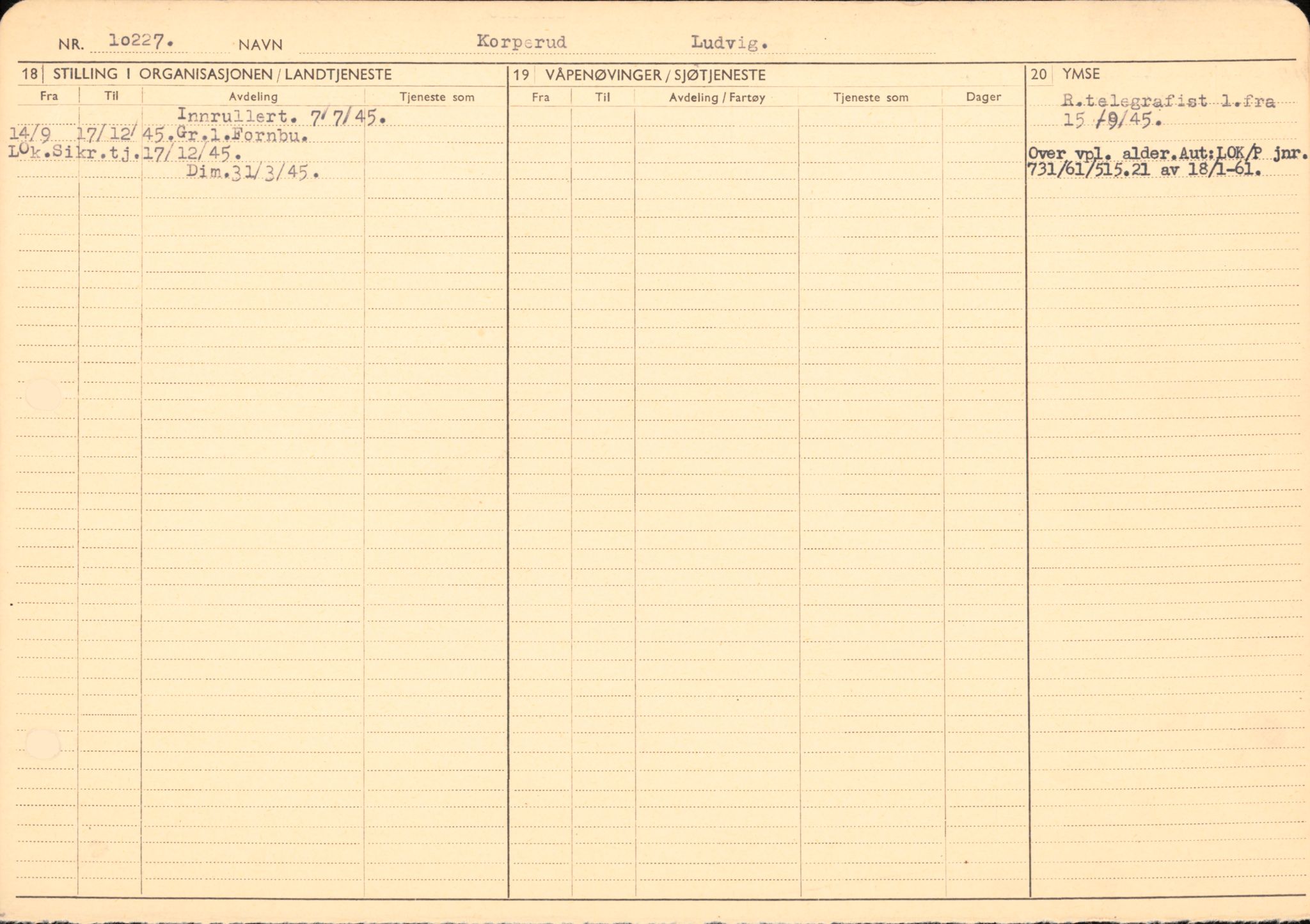 Forsvaret, Forsvarets overkommando/Luftforsvarsstaben, AV/RA-RAFA-4079/P/Pa/L0013: Personellmapper, 1905, p. 333