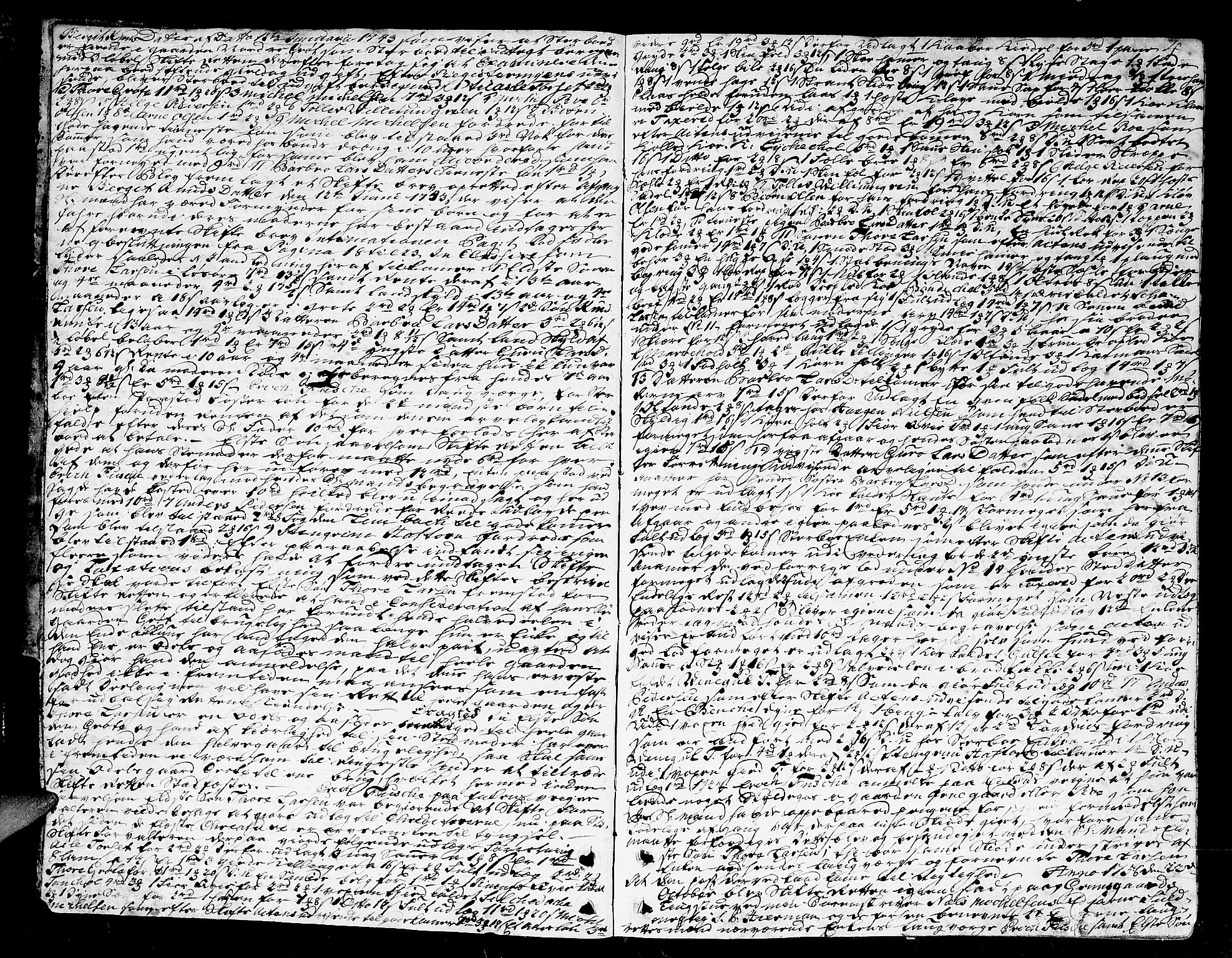 Ringerike og Hallingdal sorenskriveri, AV/SAKO-A-81/H/Ha/L0017: Skifteprotokoll, 1756-1763, p. 3b-4a