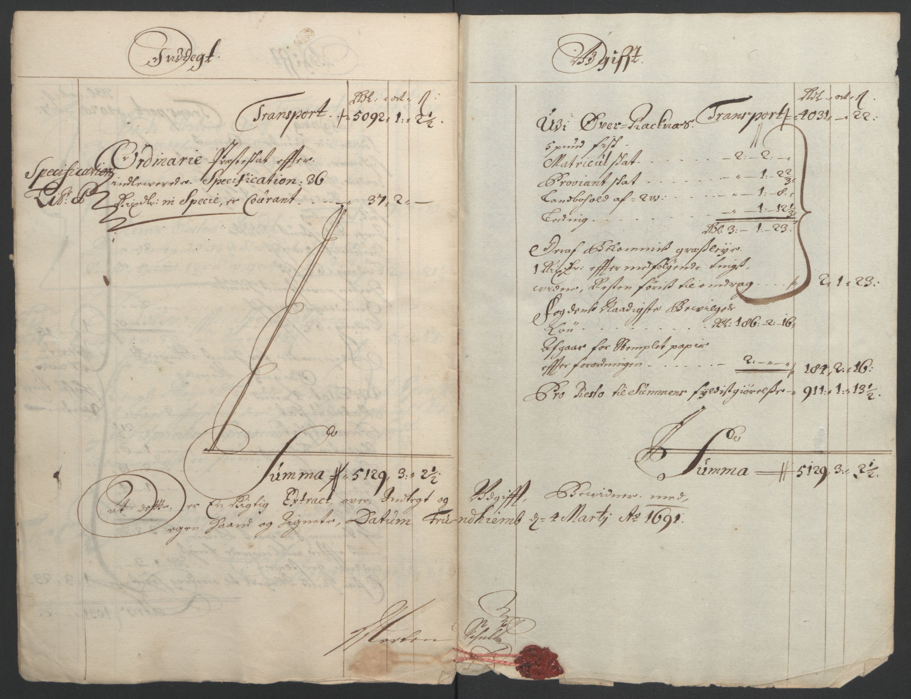 Rentekammeret inntil 1814, Reviderte regnskaper, Fogderegnskap, RA/EA-4092/R55/L3649: Fogderegnskap Romsdal, 1690-1691, p. 8
