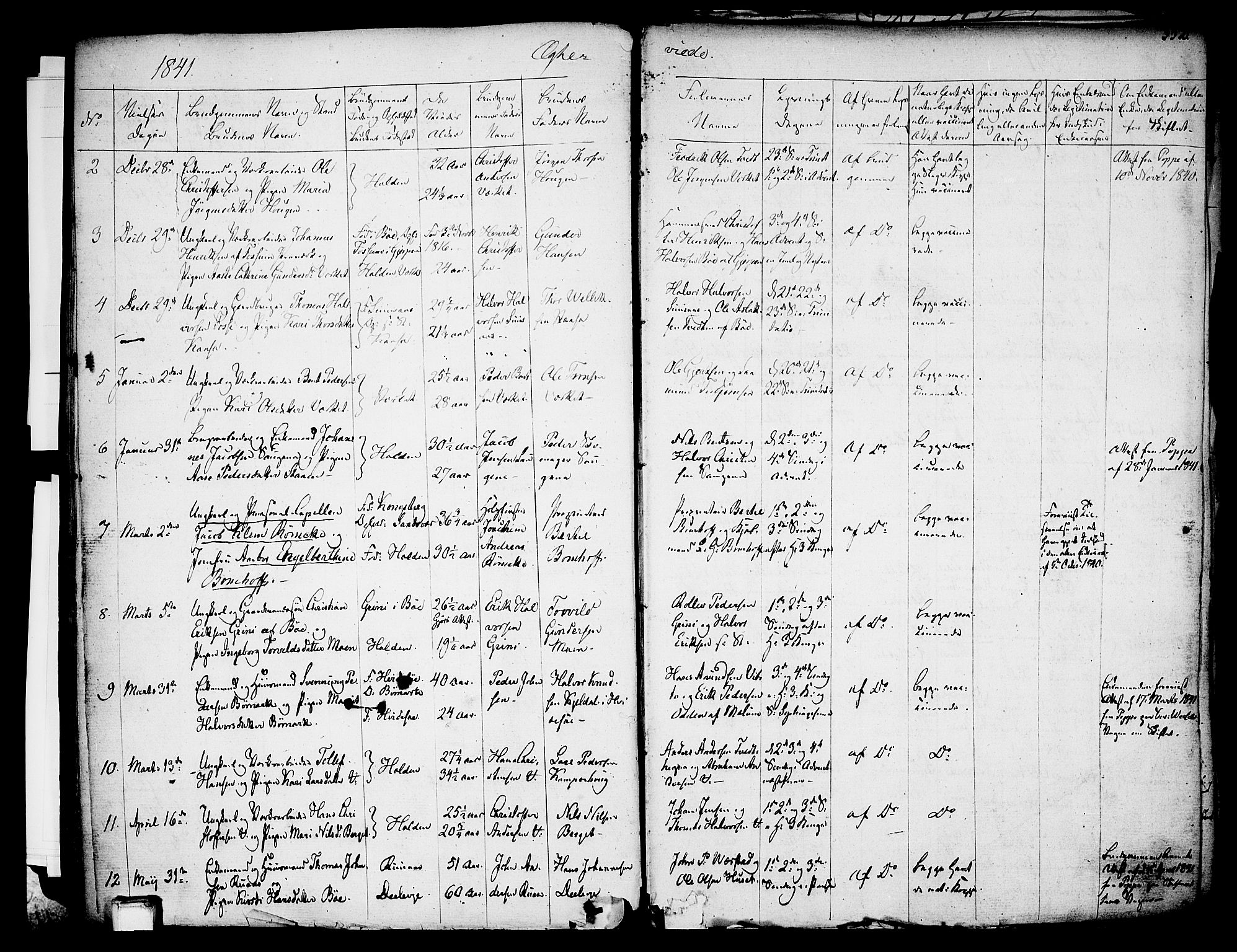 Holla kirkebøker, AV/SAKO-A-272/F/Fa/L0004: Parish register (official) no. 4, 1830-1848, p. 352