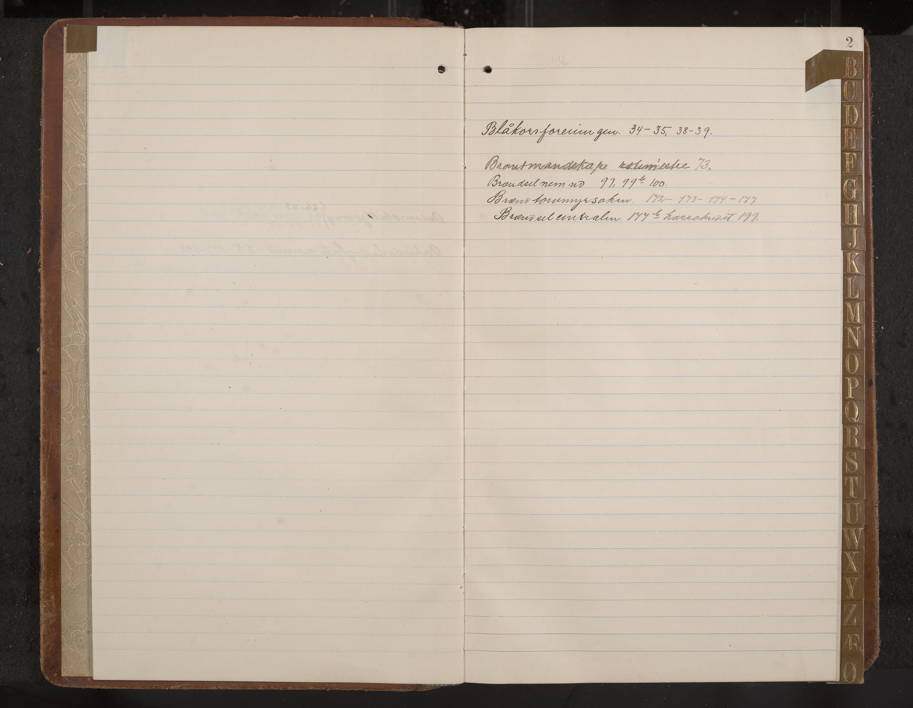 Sandar formannskap og sentraladministrasjon, IKAK/0724021/A/Aa/L0005: Møtebok med register, 1914-1918, p. 2