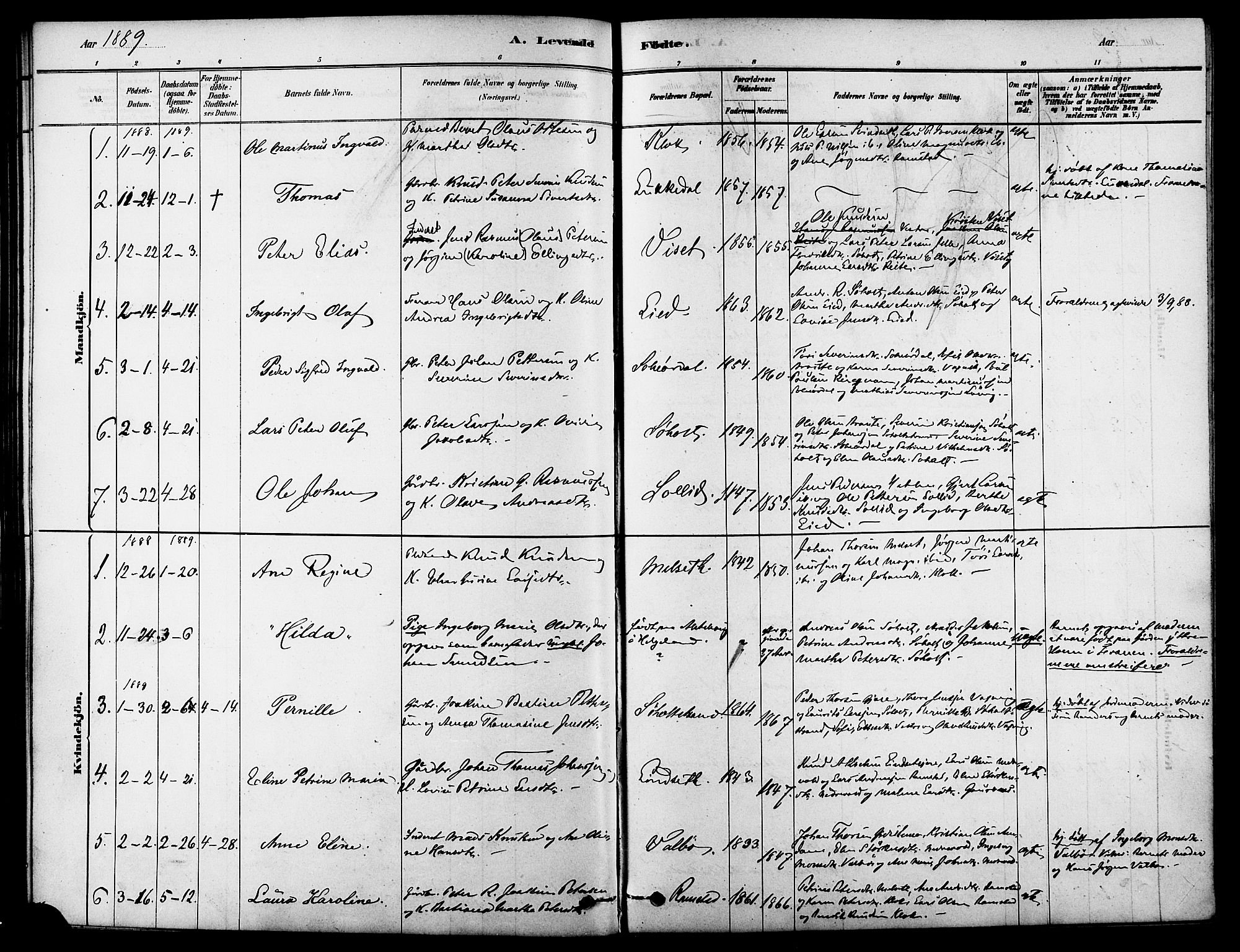 Ministerialprotokoller, klokkerbøker og fødselsregistre - Møre og Romsdal, AV/SAT-A-1454/522/L0315: Parish register (official) no. 522A10, 1878-1890