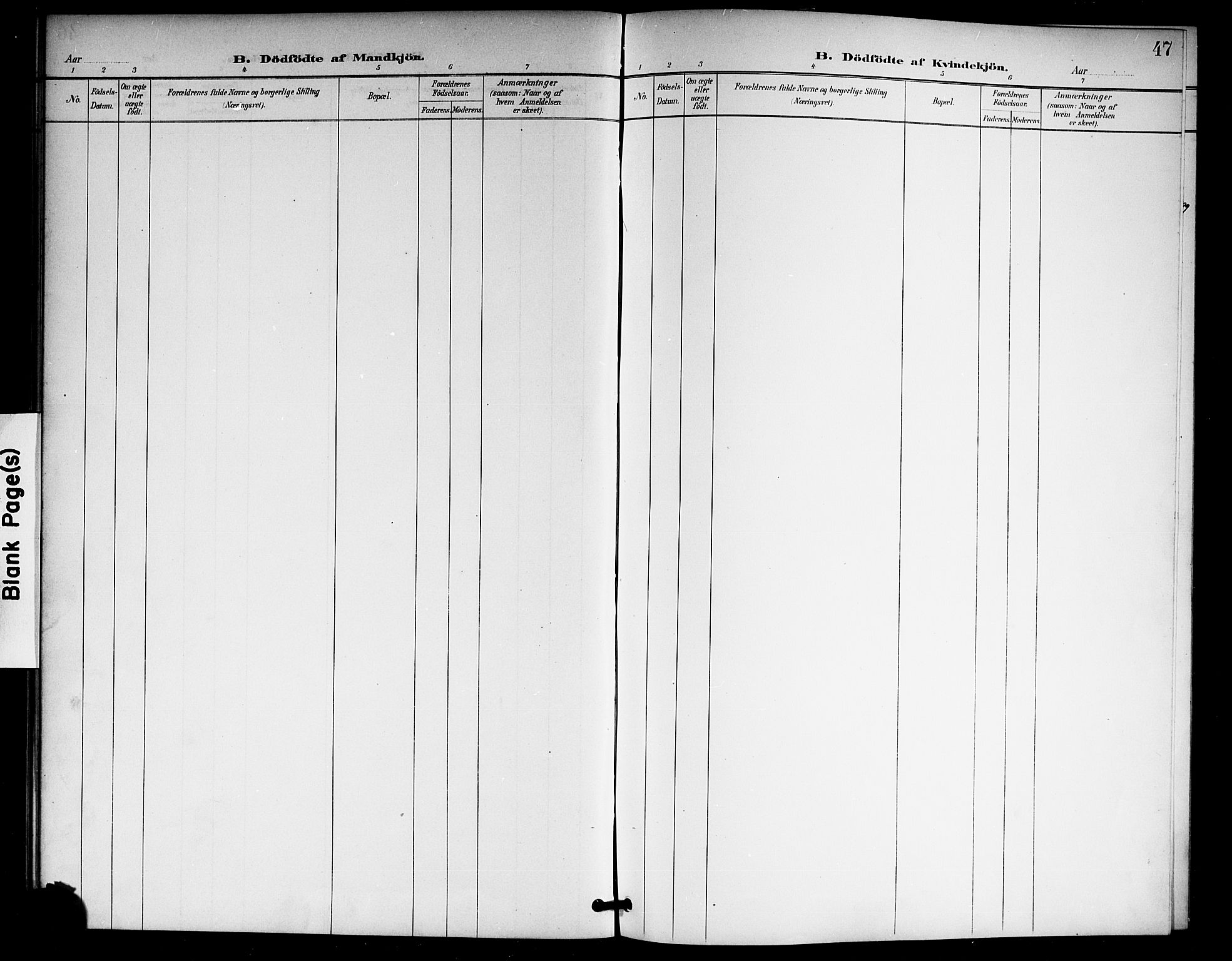 Rollag kirkebøker, AV/SAKO-A-240/G/Gb/L0003: Parish register (copy) no. II 3, 1897-1919, p. 47