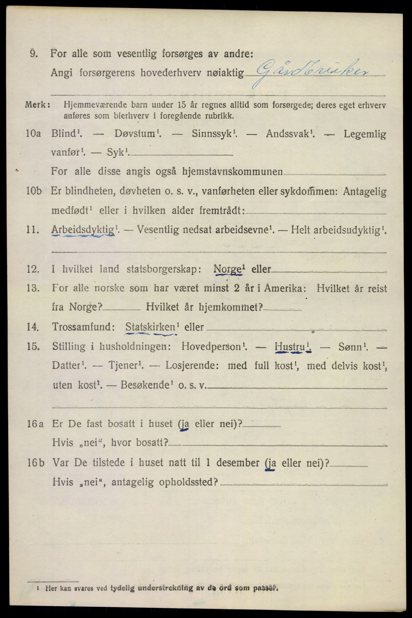 SAKO, 1920 census for Andebu, 1920, p. 5721