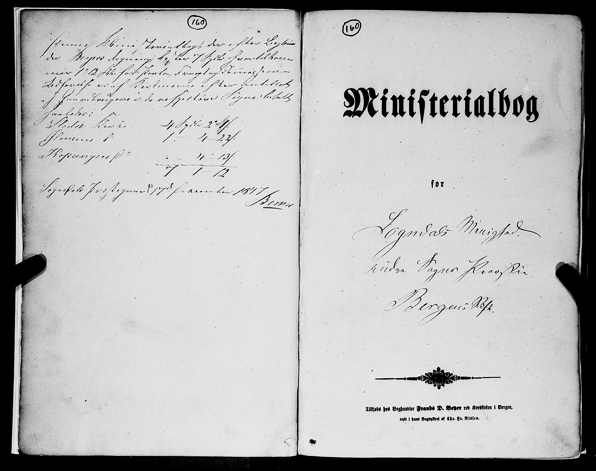 Sogndal sokneprestembete, AV/SAB-A-81301/H/Haa/Haaa/L0012I: Parish register (official) no. A 12I, 1847-1859