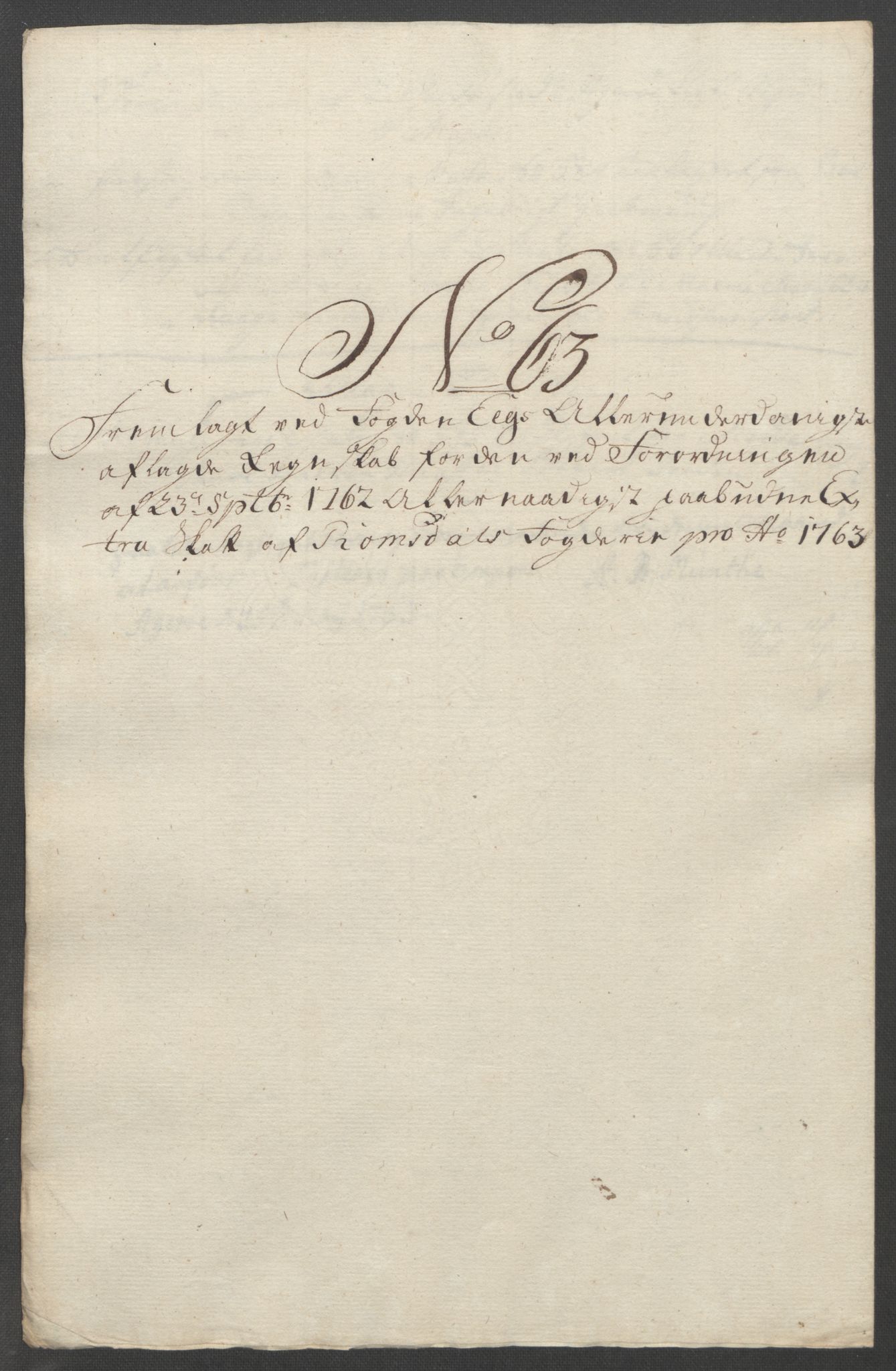 Rentekammeret inntil 1814, Reviderte regnskaper, Fogderegnskap, RA/EA-4092/R55/L3730: Ekstraskatten Romsdal, 1762-1763, p. 502