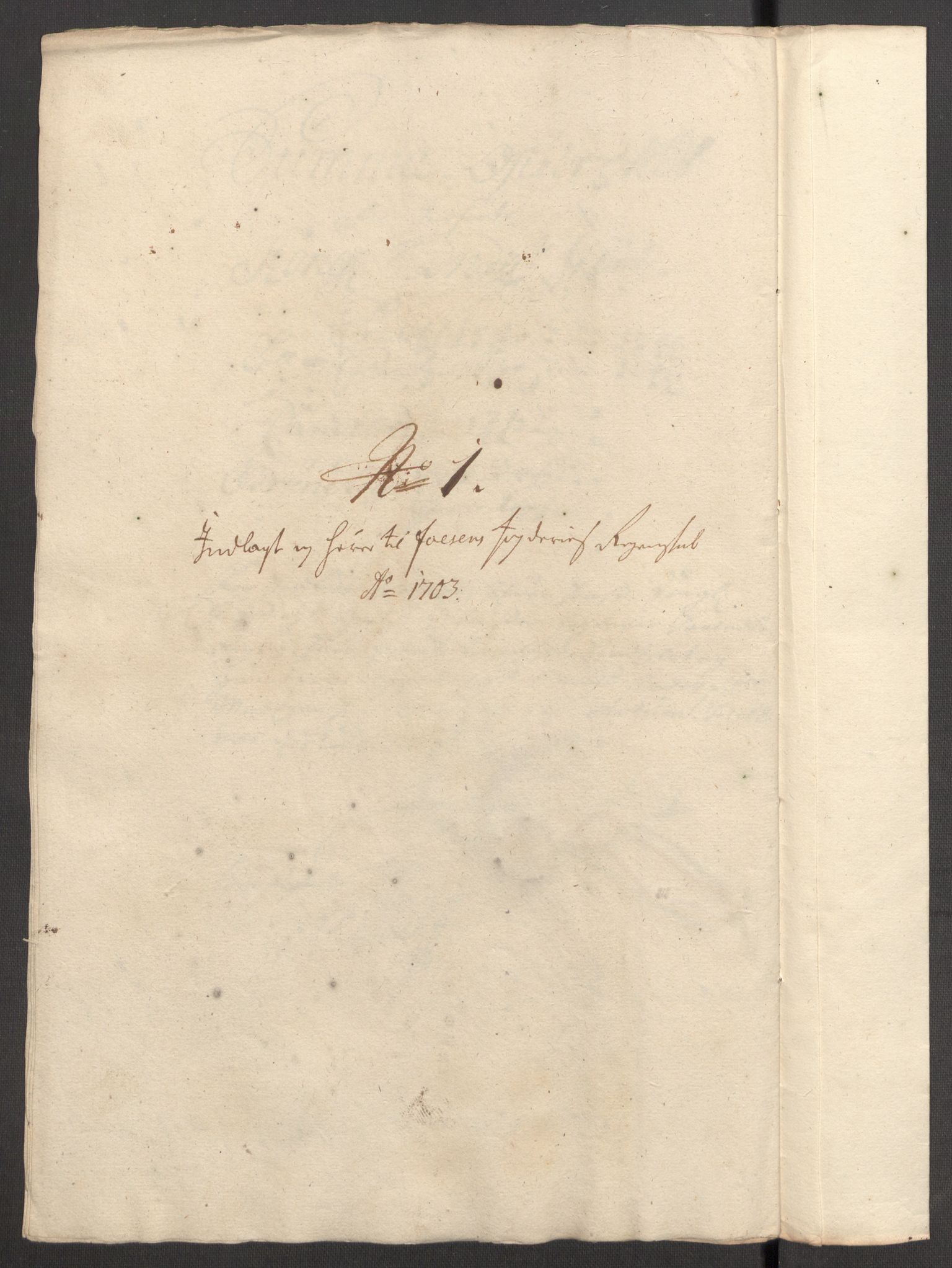 Rentekammeret inntil 1814, Reviderte regnskaper, Fogderegnskap, RA/EA-4092/R57/L3855: Fogderegnskap Fosen, 1702-1703, p. 217