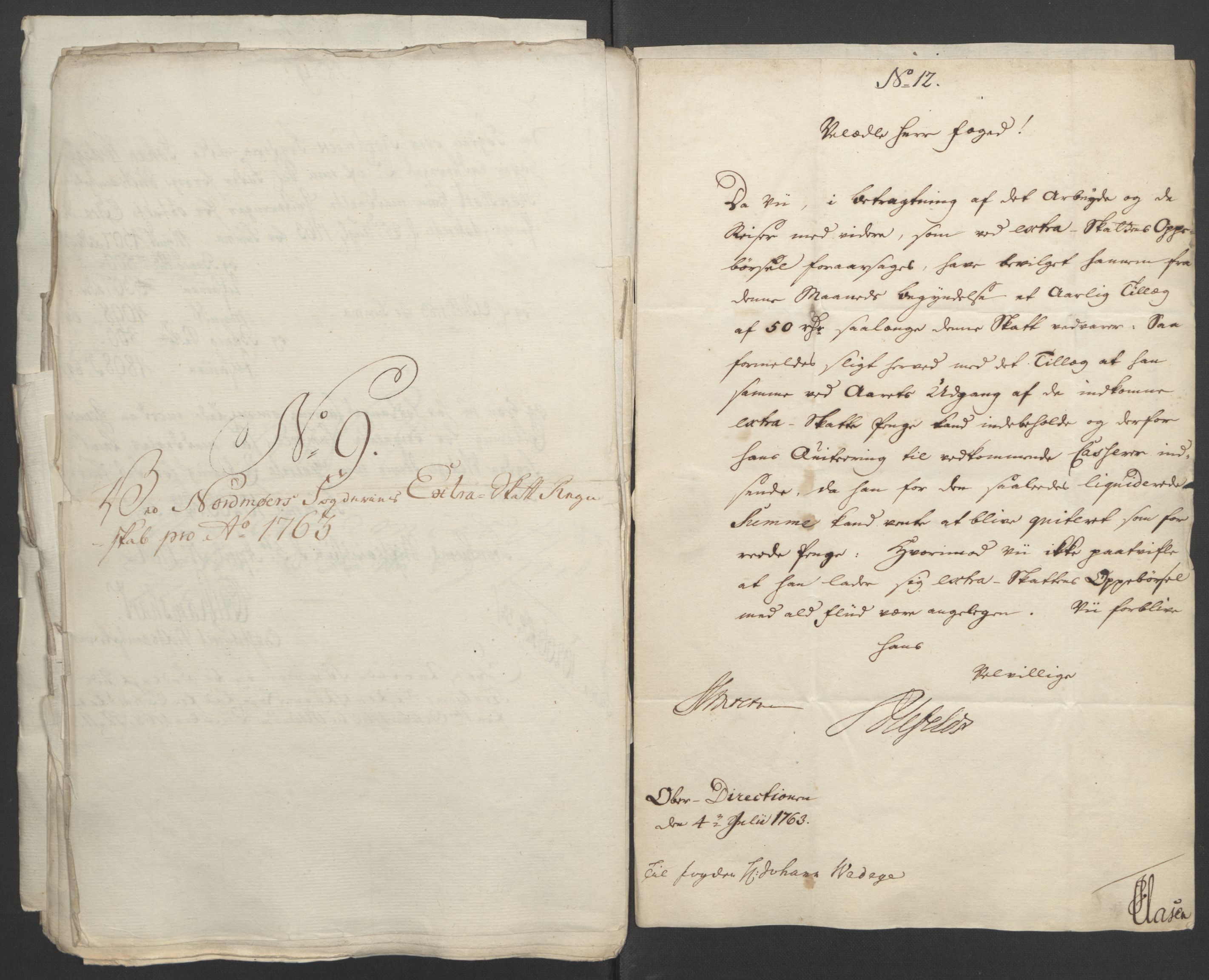 Rentekammeret inntil 1814, Reviderte regnskaper, Fogderegnskap, RA/EA-4092/R56/L3841: Ekstraskatten Nordmøre, 1762-1763, p. 346