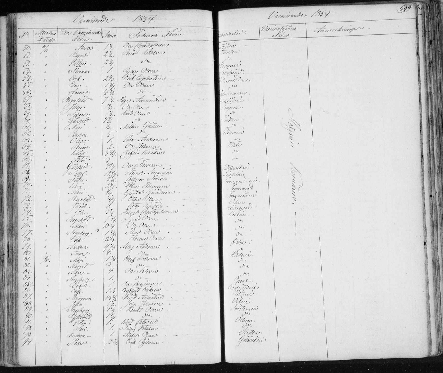 Nes kirkebøker, AV/SAKO-A-236/F/Fa/L0009: Parish register (official) no. 9, 1834-1863, p. 699