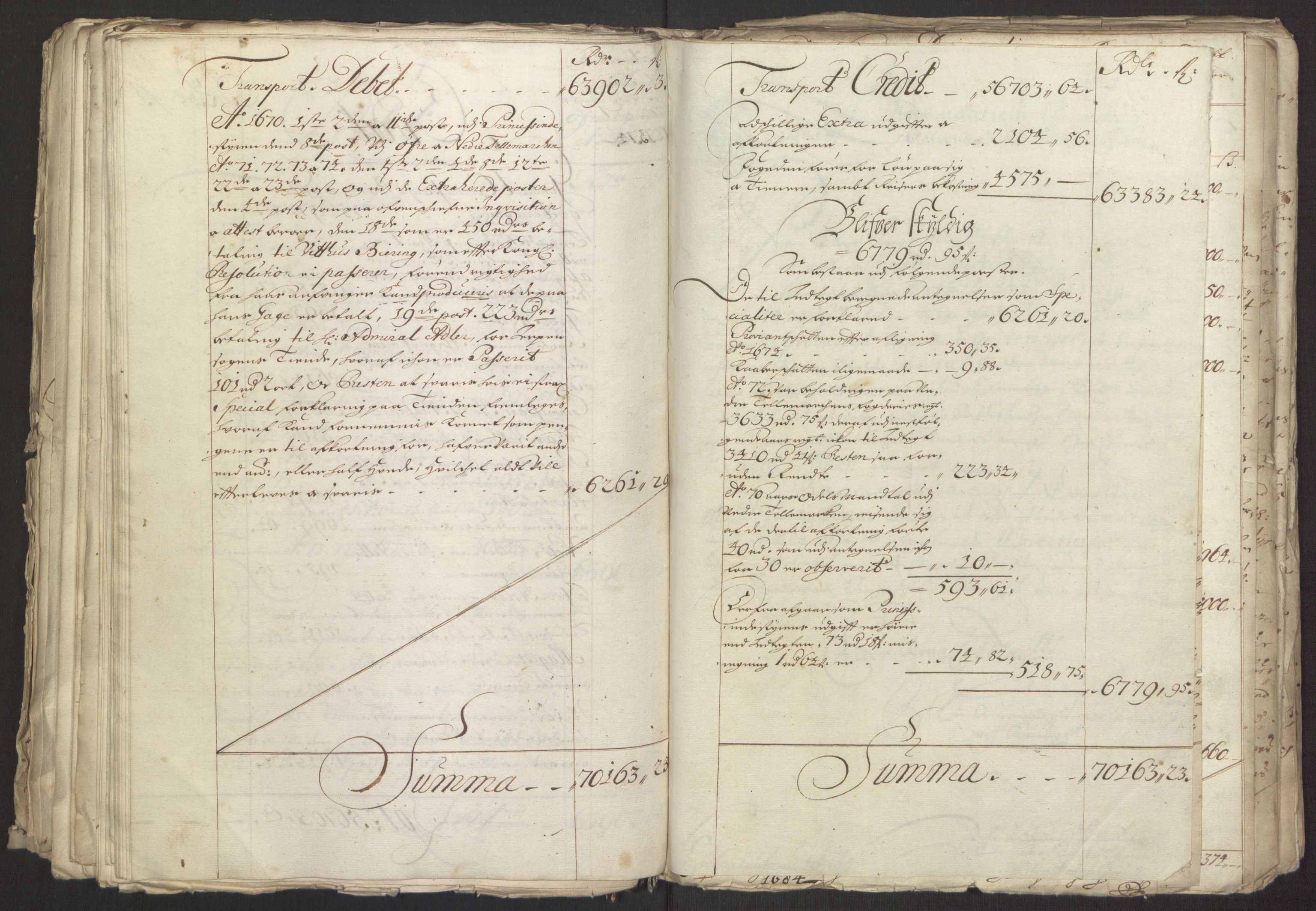 Rentekammeret inntil 1814, Reviderte regnskaper, Fogderegnskap, RA/EA-4092/R35/L2062: Fogderegnskap Øvre og Nedre Telemark, 1674, p. 94