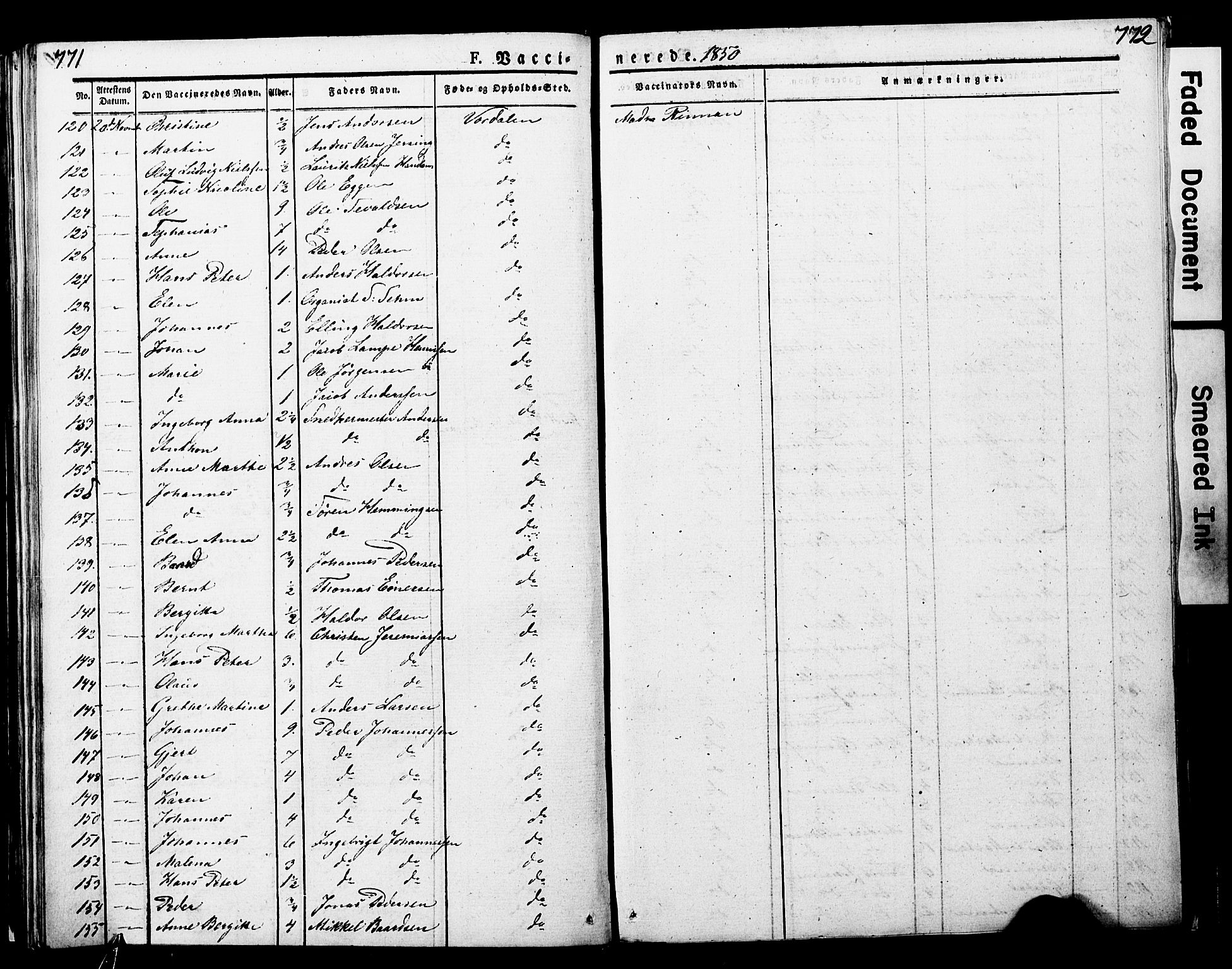 Ministerialprotokoller, klokkerbøker og fødselsregistre - Nord-Trøndelag, AV/SAT-A-1458/723/L0243: Parish register (official) no. 723A12, 1822-1851, p. 771-772