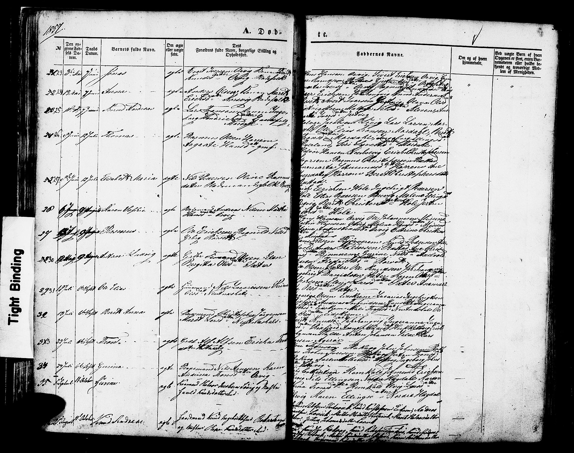 Ministerialprotokoller, klokkerbøker og fødselsregistre - Møre og Romsdal, SAT/A-1454/560/L0719: Parish register (official) no. 560A03, 1845-1872, p. 36