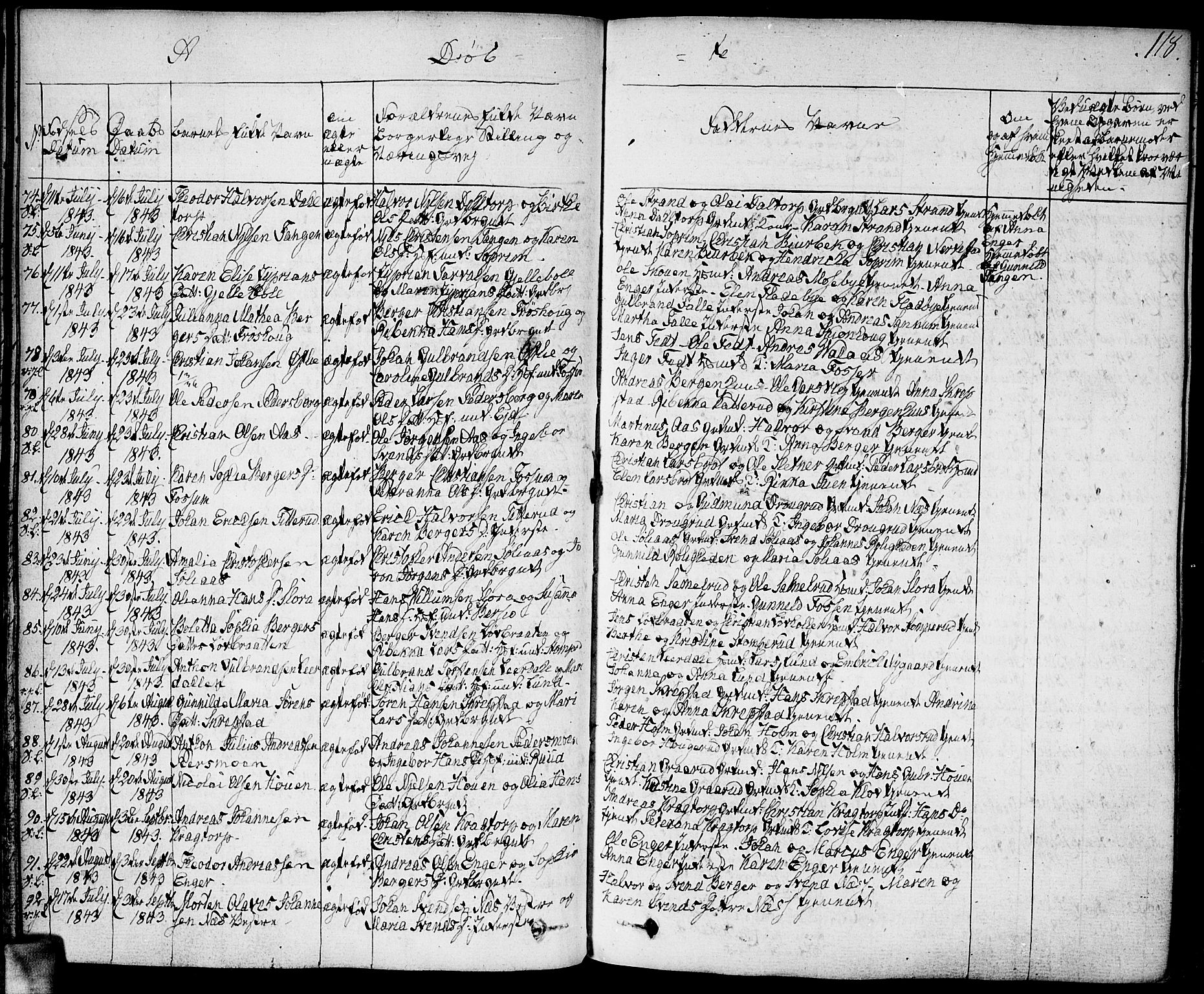 Høland prestekontor Kirkebøker, AV/SAO-A-10346a/F/Fa/L0008: Parish register (official) no. I 8, 1827-1845, p. 118