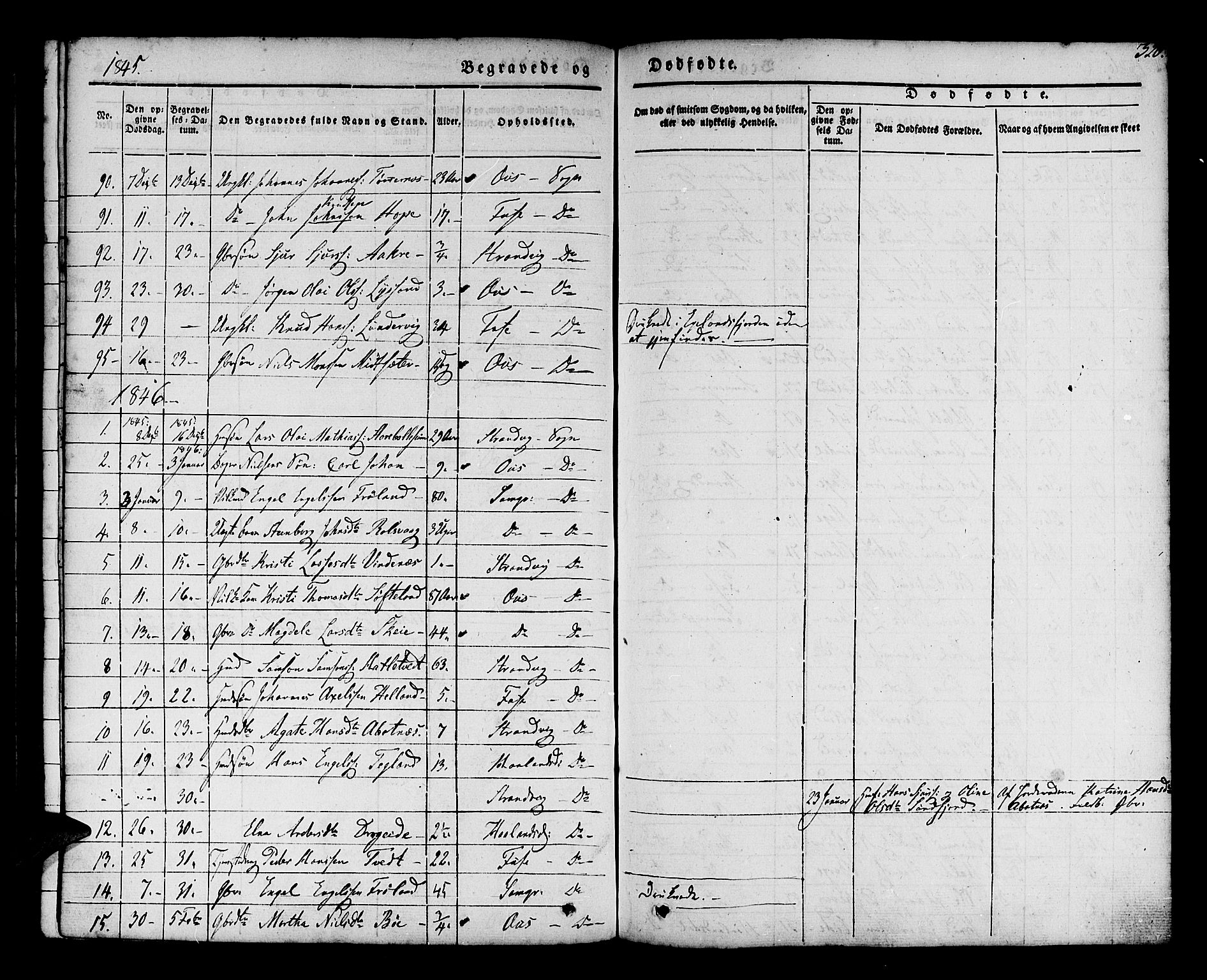 Os sokneprestembete, SAB/A-99929: Parish register (official) no. A 15, 1839-1851, p. 320