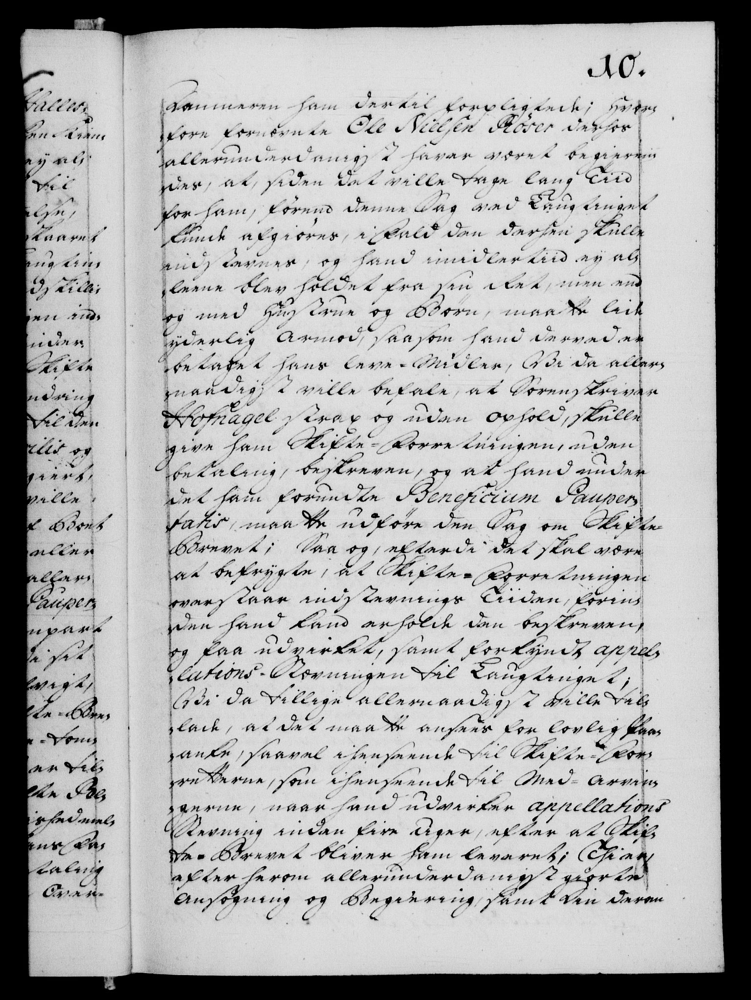 Danske Kanselli 1572-1799, AV/RA-EA-3023/F/Fc/Fca/Fcab/L0031: Norske tegnelser, 1746-1748, p. 10a