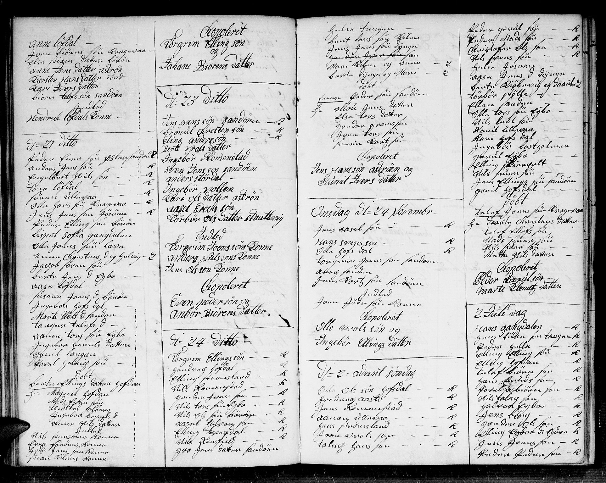 Dypvåg sokneprestkontor, AV/SAK-1111-0007/F/Fb/Fba/L0006: Parish register (copy) no. B 6, 1746-1762, p. 40