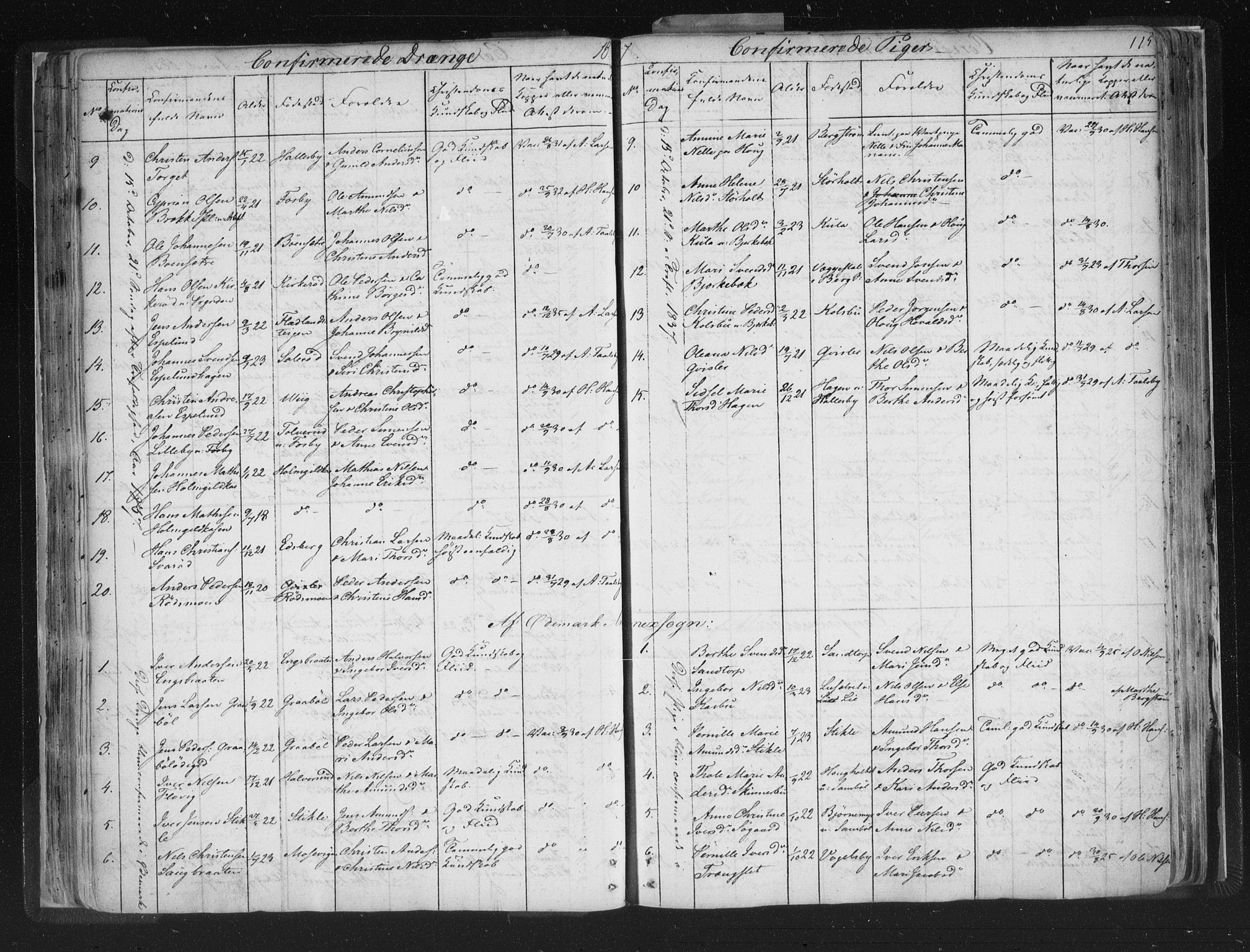 Aremark prestekontor Kirkebøker, AV/SAO-A-10899/F/Fc/L0002: Parish register (official) no. III 2, 1834-1849, p. 115