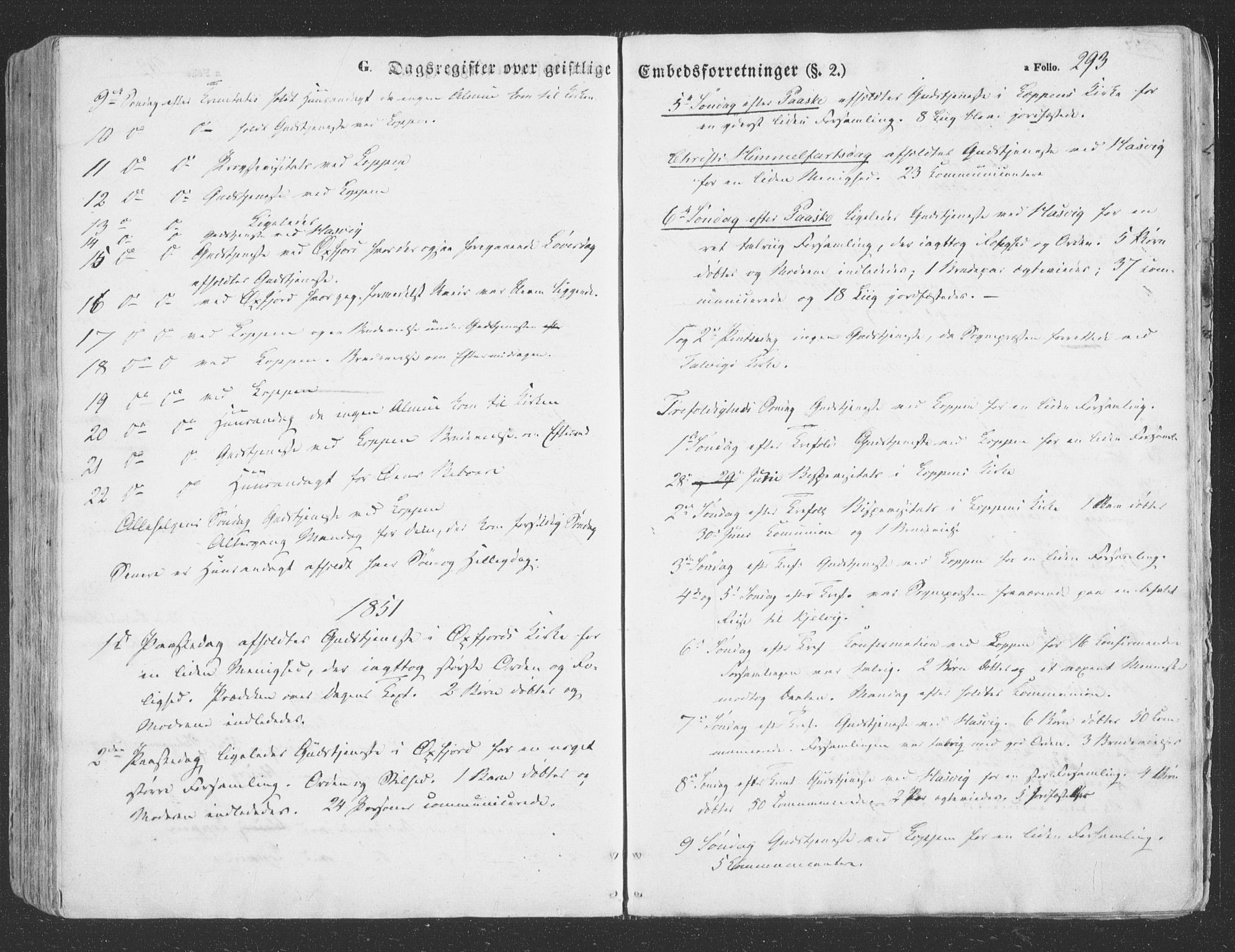 Loppa sokneprestkontor, SATØ/S-1339/H/Ha/L0004kirke: Parish register (official) no. 4, 1849-1868, p. 293