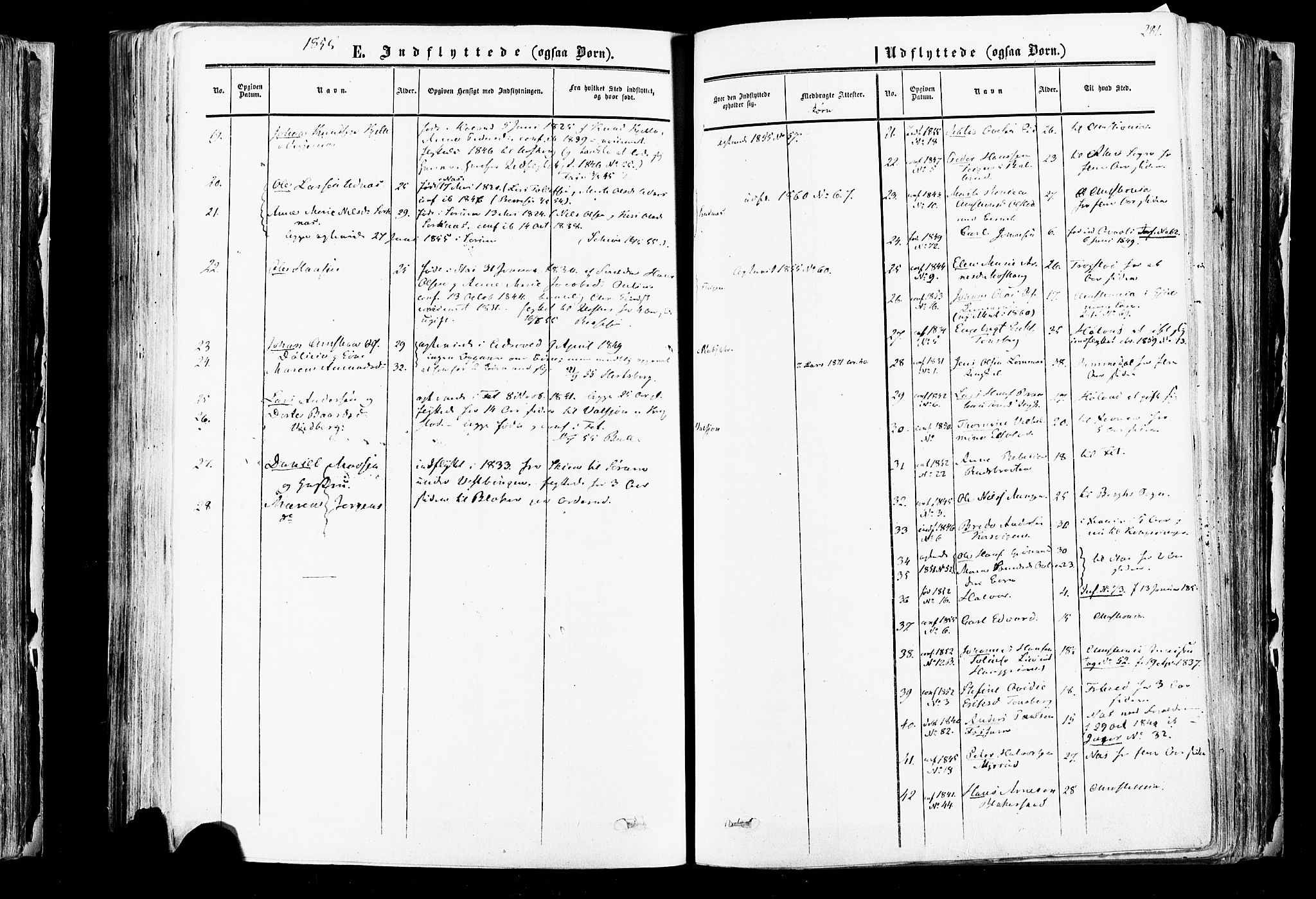 Aurskog prestekontor Kirkebøker, AV/SAO-A-10304a/F/Fa/L0007: Parish register (official) no. I 7, 1854-1877, p. 281