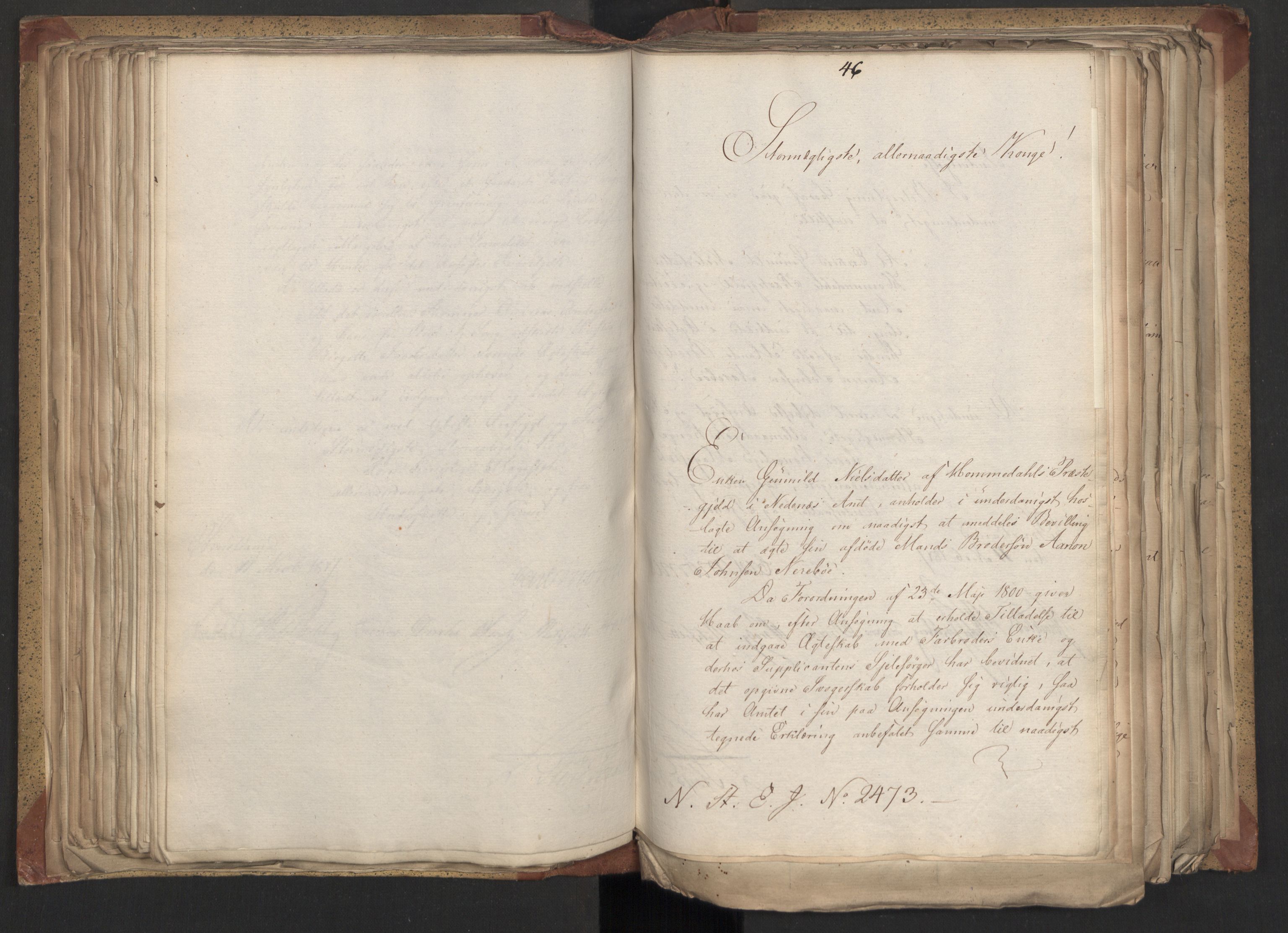 Statsrådsavdelingen i Stockholm, AV/RA-S-1003/D/Da/L0011: Regjeringsinnstillinger nr. 2393-2586, 1817, p. 208