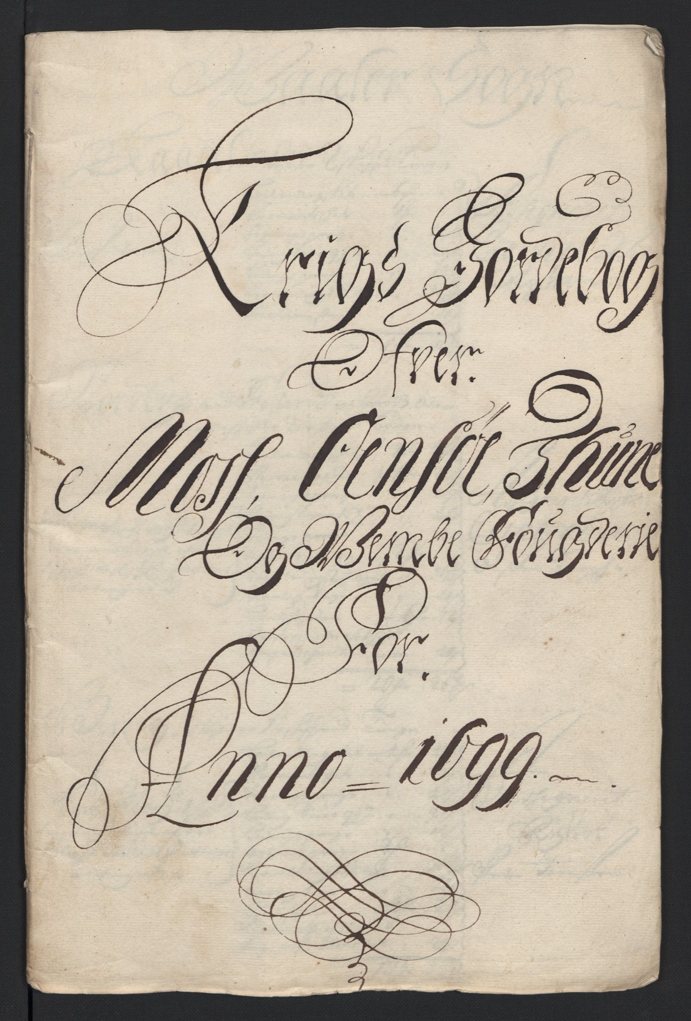 Rentekammeret inntil 1814, Reviderte regnskaper, Fogderegnskap, RA/EA-4092/R04/L0128: Fogderegnskap Moss, Onsøy, Tune, Veme og Åbygge, 1699, p. 93