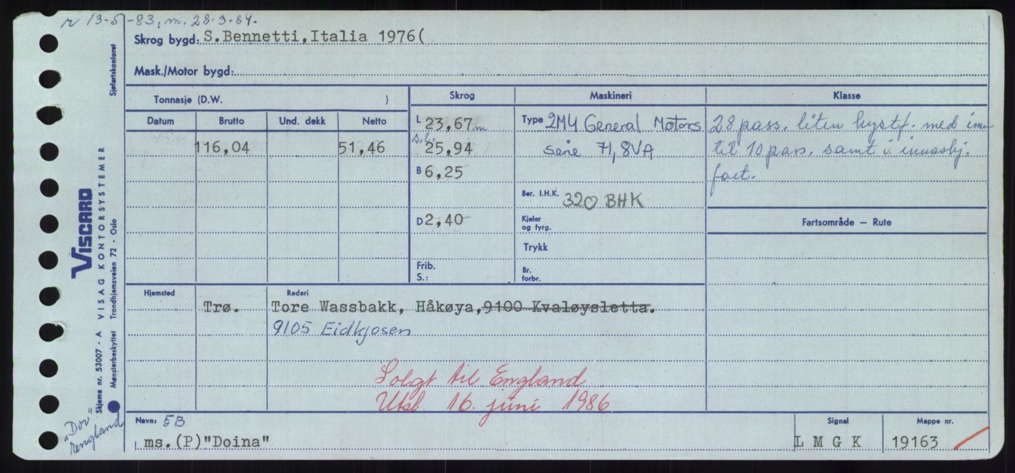 Sjøfartsdirektoratet med forløpere, Skipsmålingen, AV/RA-S-1627/H/Hd/L0008: Fartøy, C-D, p. 549