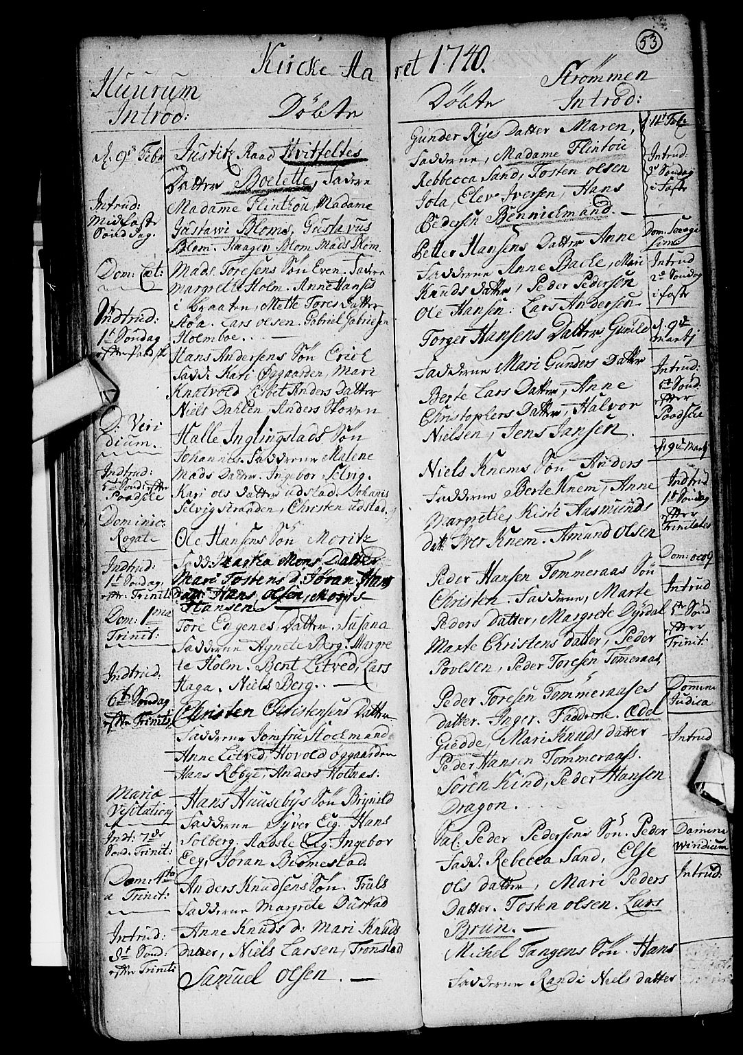 Hurum kirkebøker, SAKO/A-229/F/Fa/L0002: Parish register (official) no. 2, 1733-1757, p. 53
