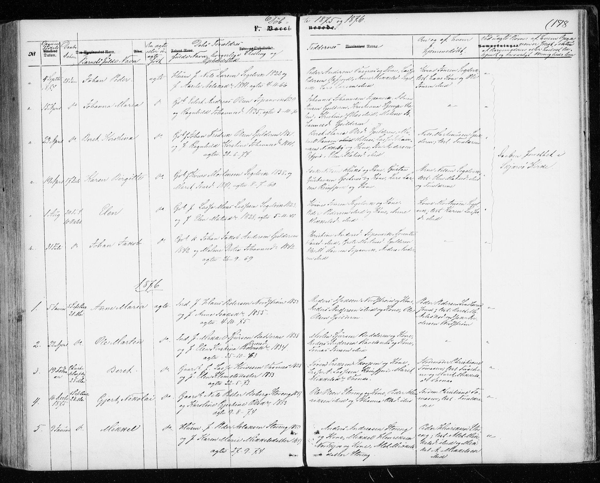 Skjervøy sokneprestkontor, SATØ/S-1300/H/Ha/Haa/L0011kirke: Parish register (official) no. 11, 1861-1877, p. 178