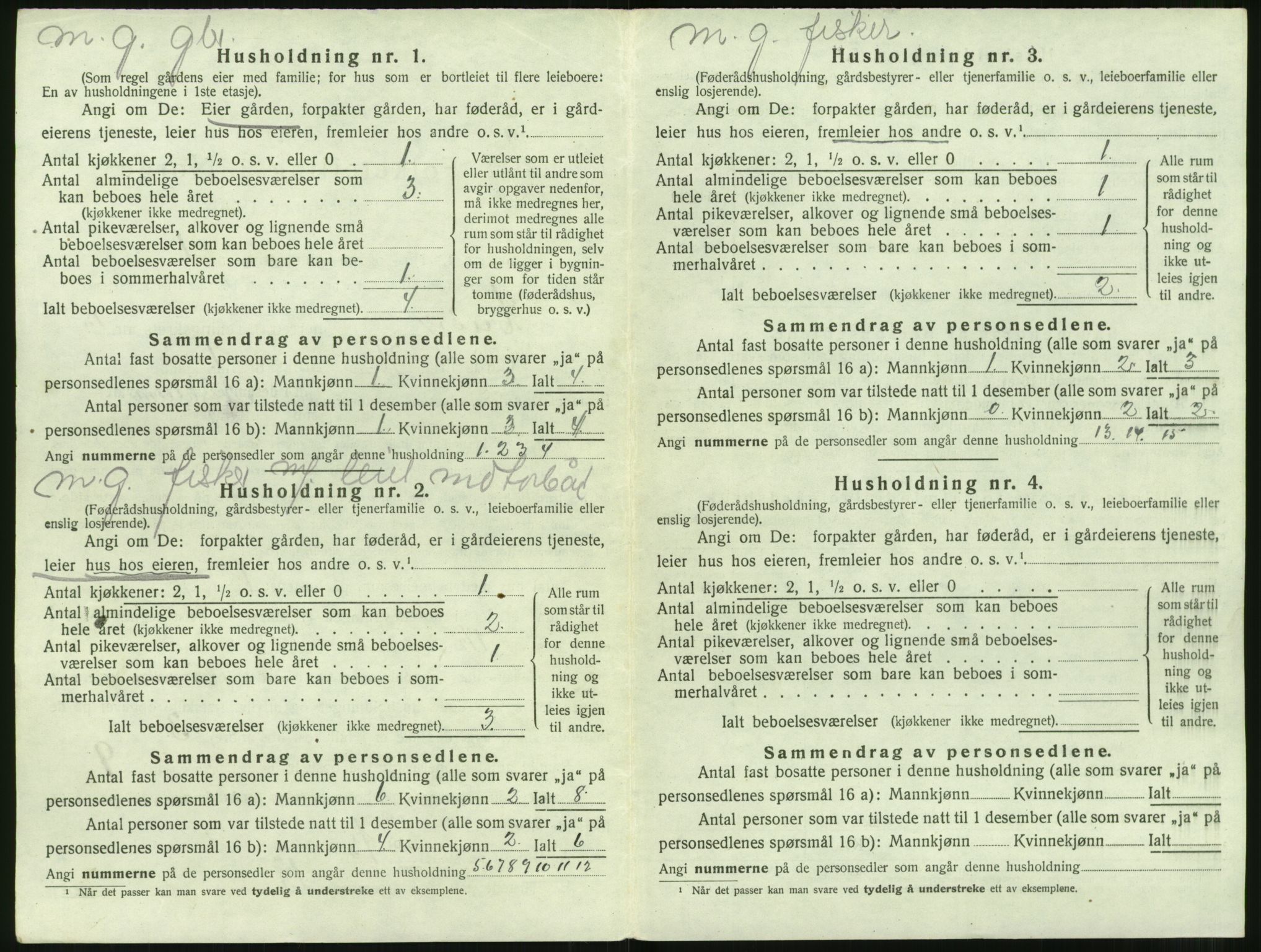 SAT, 1920 census for Herøy (MR), 1920, p. 1226