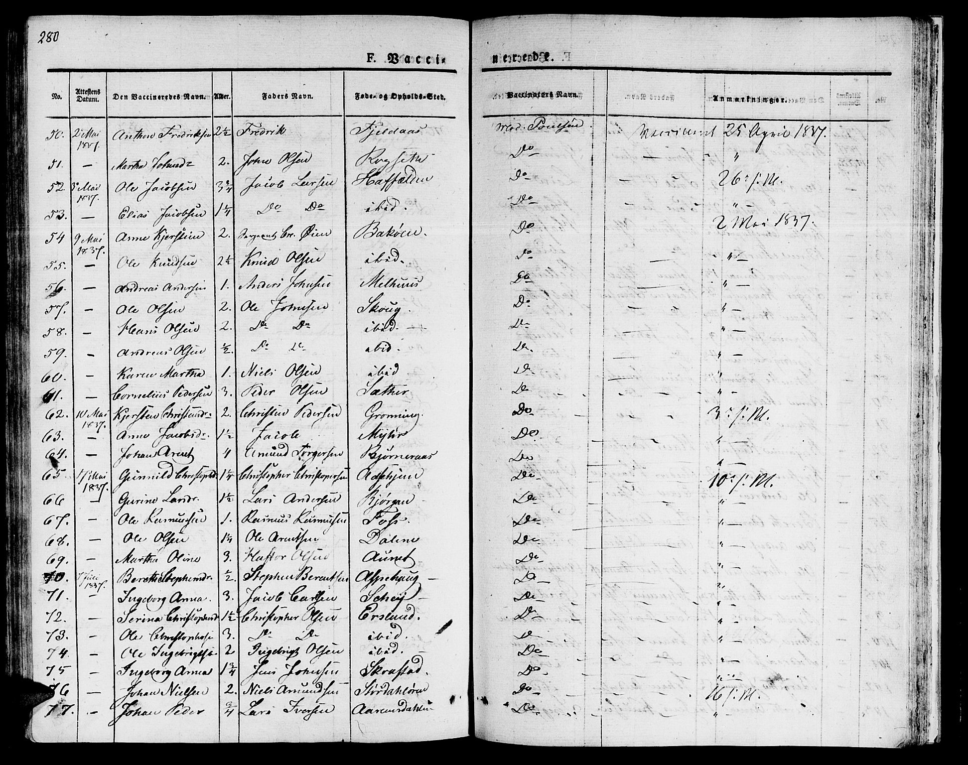Ministerialprotokoller, klokkerbøker og fødselsregistre - Sør-Trøndelag, SAT/A-1456/646/L0609: Parish register (official) no. 646A07, 1826-1838, p. 280