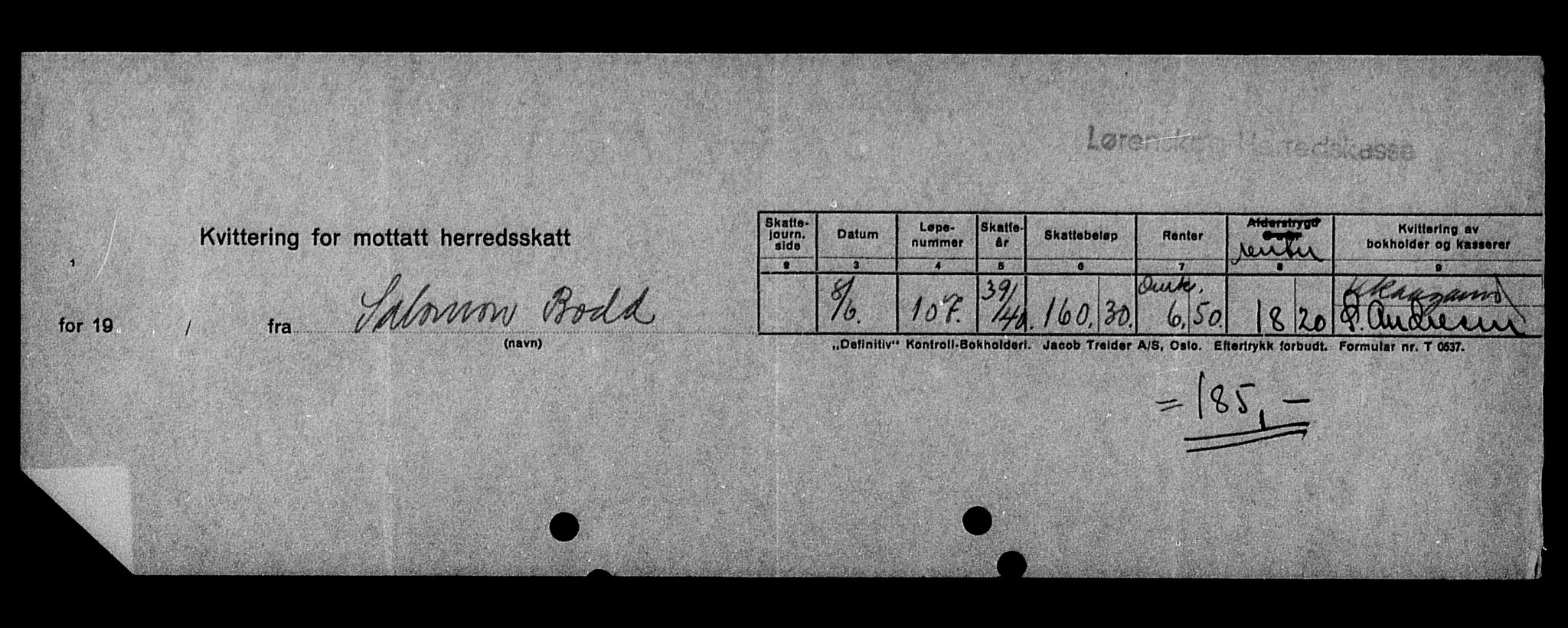 Justisdepartementet, Tilbakeføringskontoret for inndratte formuer, AV/RA-S-1564/H/Hc/Hcc/L0927: --, 1945-1947, p. 249