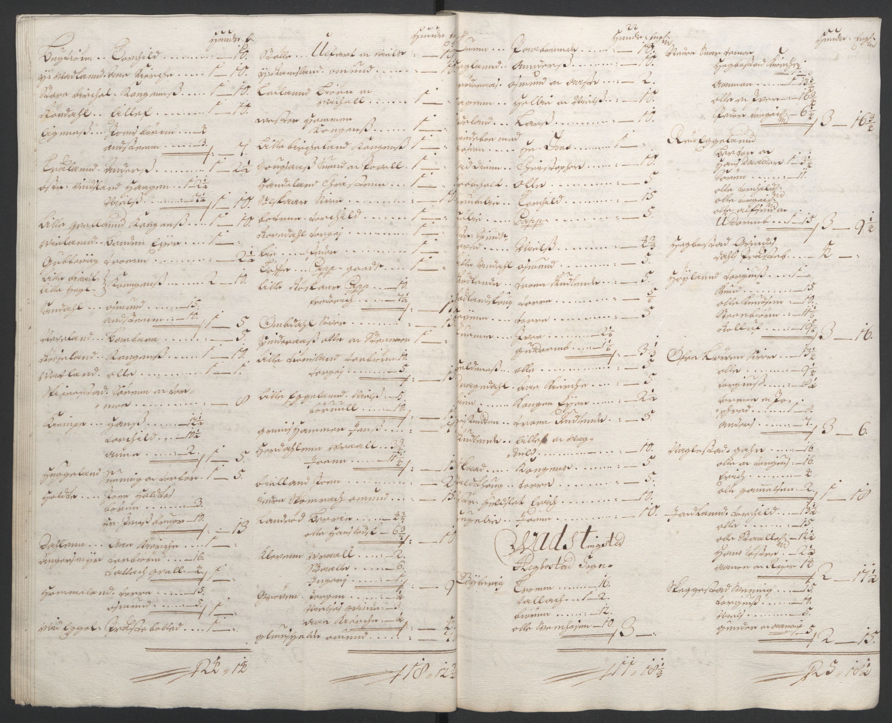 Rentekammeret inntil 1814, Reviderte regnskaper, Fogderegnskap, AV/RA-EA-4092/R43/L2545: Fogderegnskap Lista og Mandal, 1694-1695, p. 284