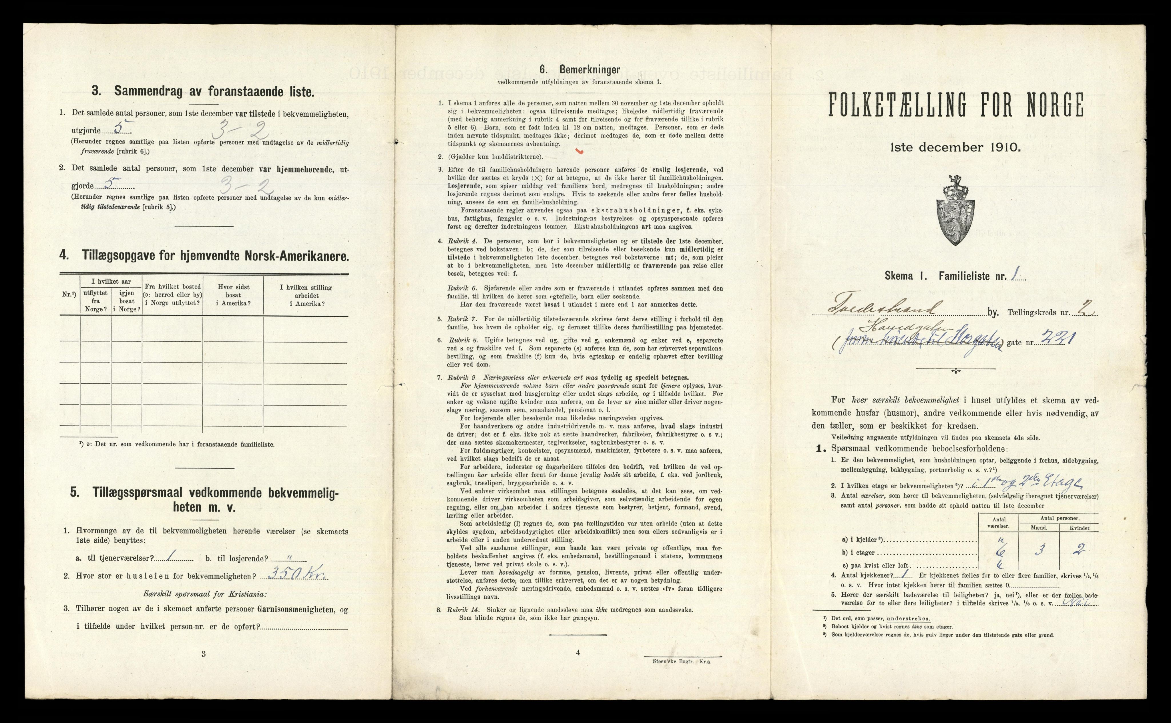 RA, 1910 census for Tvedestrand, 1910, p. 577