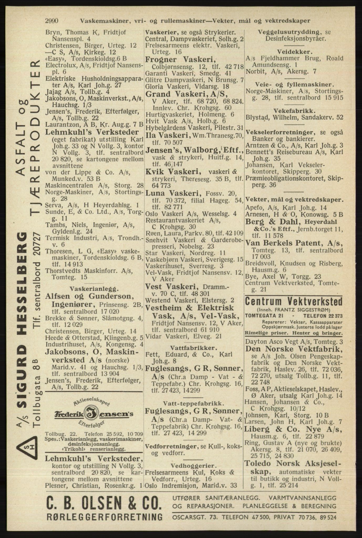 Kristiania/Oslo adressebok, PUBL/-, 1940, p. 2940