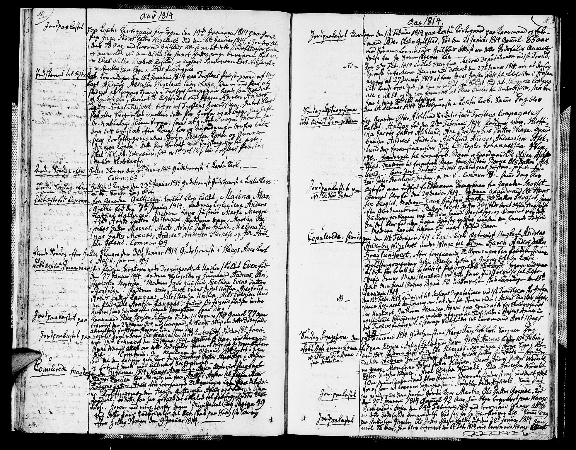 Ministerialprotokoller, klokkerbøker og fødselsregistre - Nord-Trøndelag, SAT/A-1458/713/L0111: Parish register (official) no. 713A03, 1812-1816, p. 50-51
