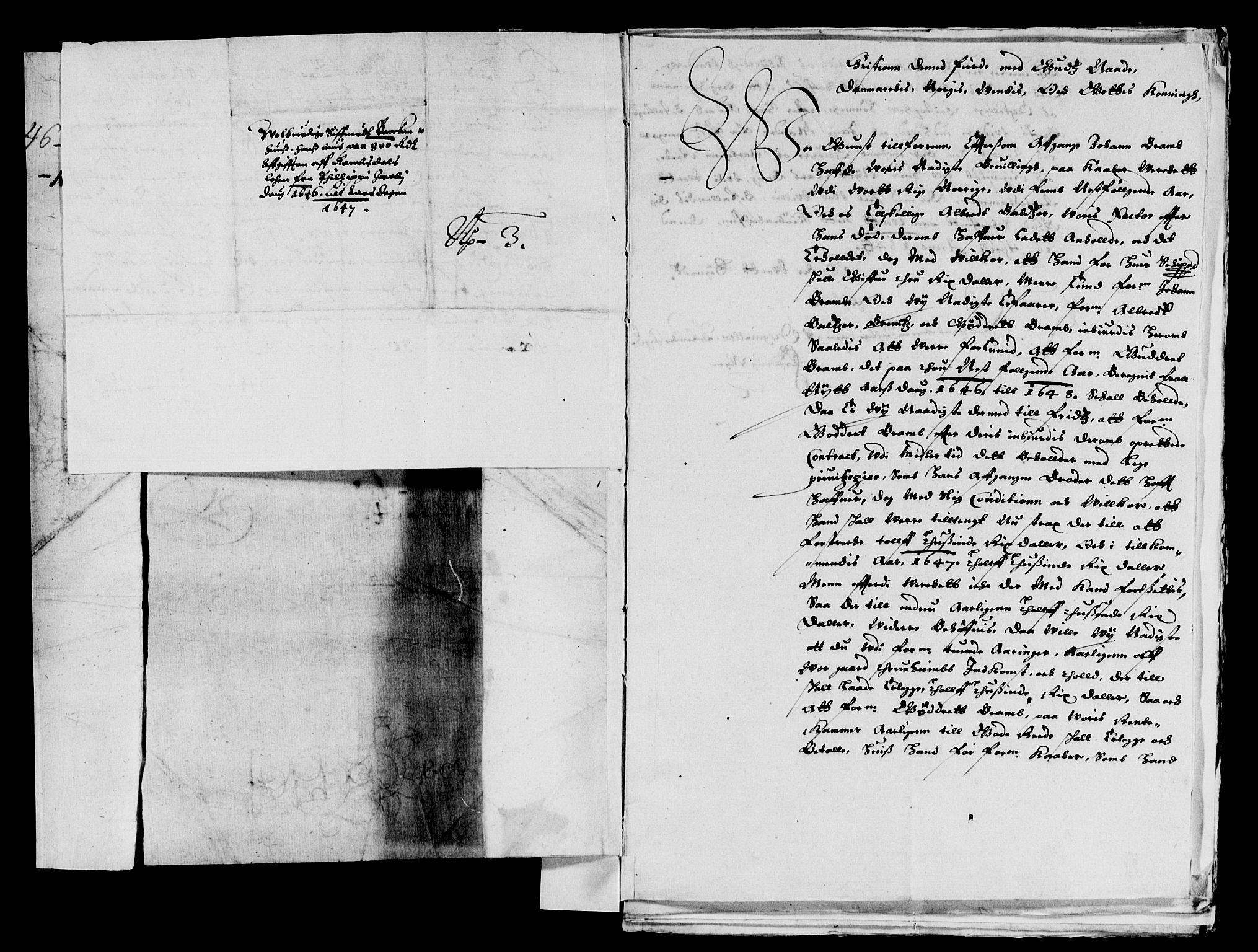 Rentekammeret inntil 1814, Reviderte regnskaper, Lensregnskaper, AV/RA-EA-5023/R/Rb/Rbw/L0087: Trondheim len, 1646-1647