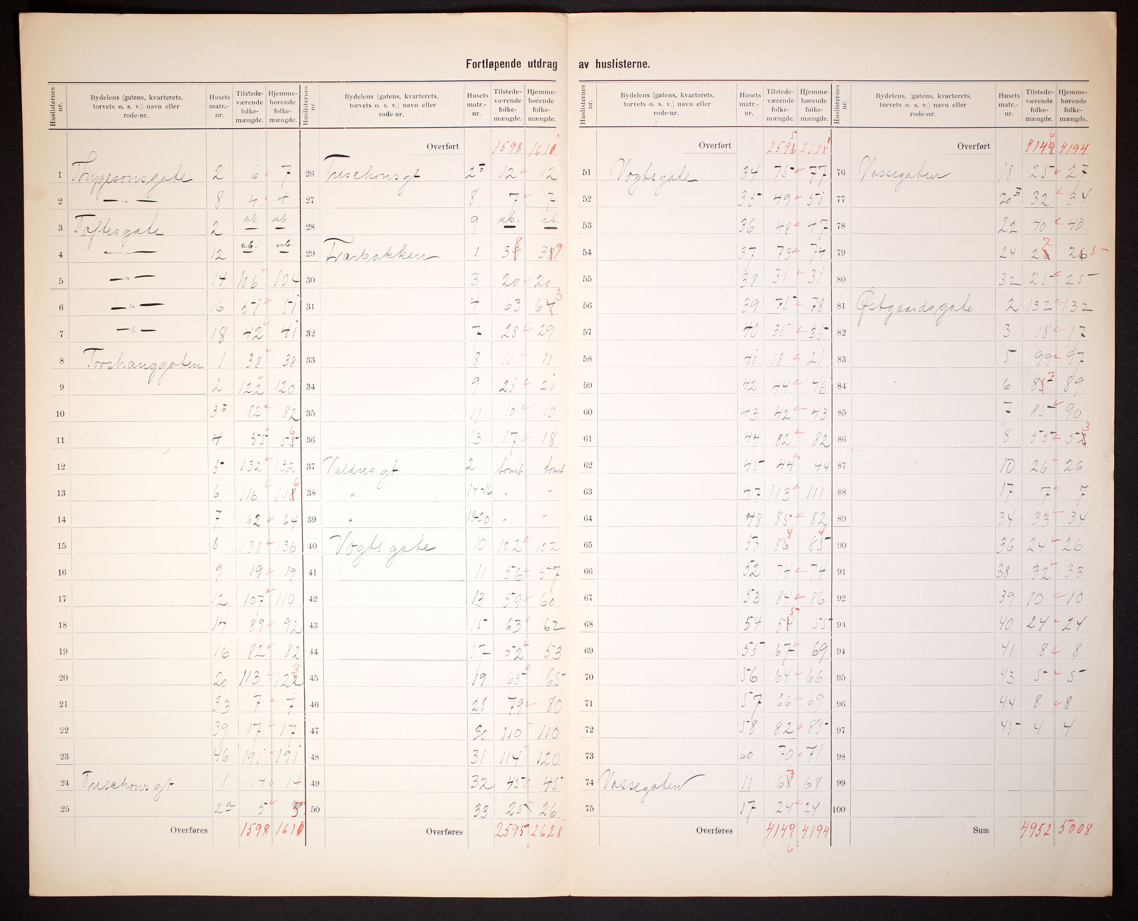 RA, 1910 census for Kristiania, 1910, p. 390