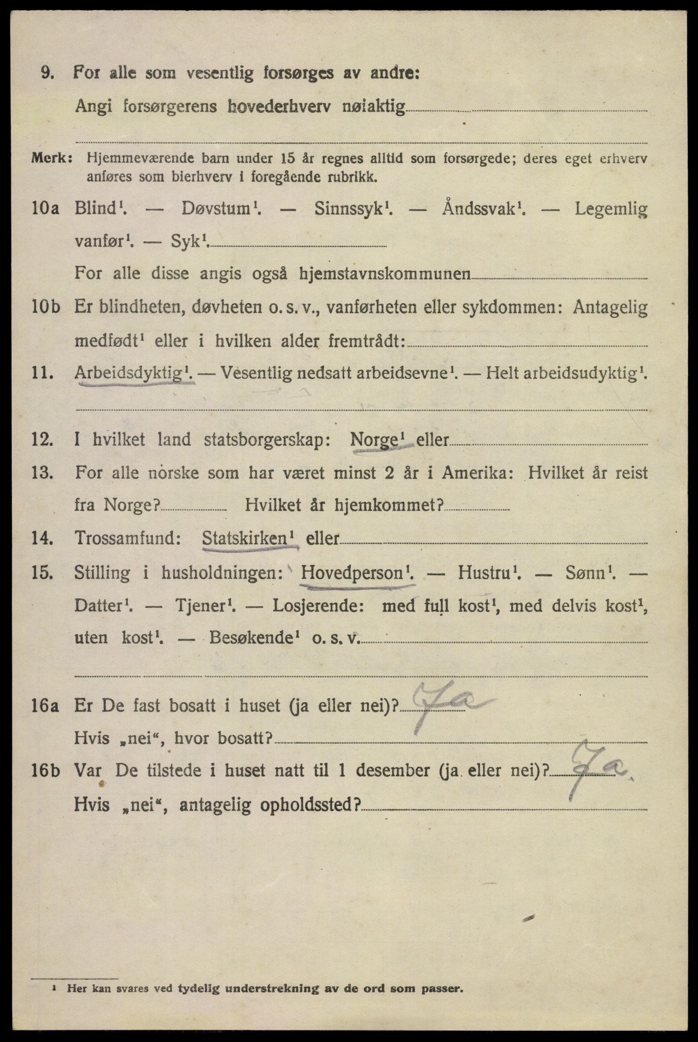 SAKO, 1920 census for Hedrum, 1920, p. 2316