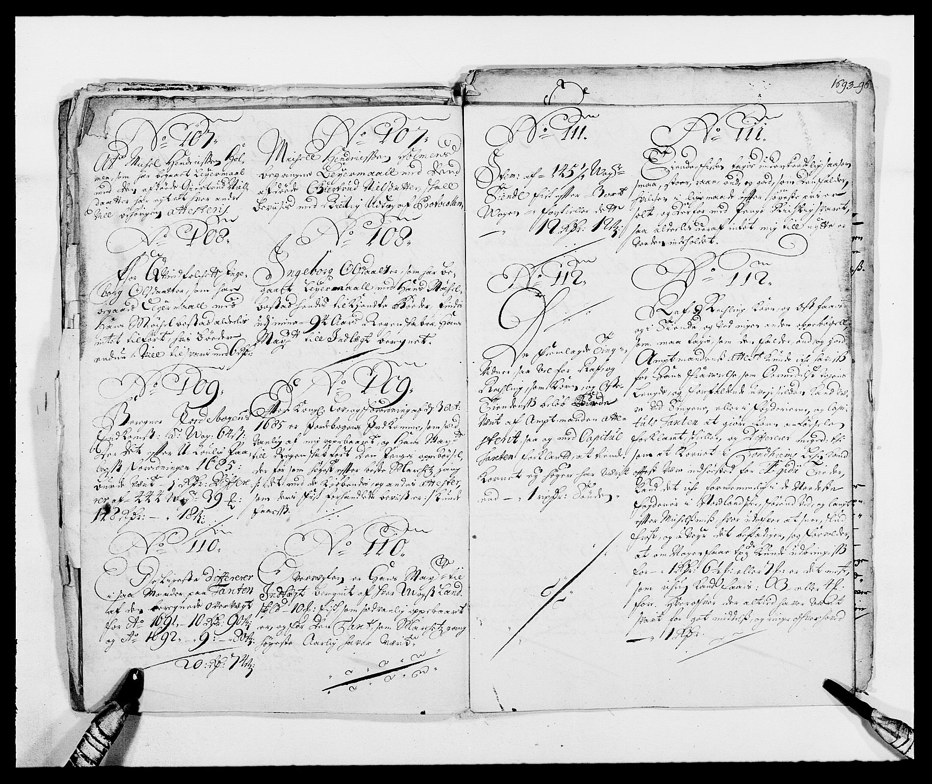Rentekammeret inntil 1814, Reviderte regnskaper, Fogderegnskap, RA/EA-4092/R68/L4752: Fogderegnskap Senja og Troms, 1691-1693, p. 438